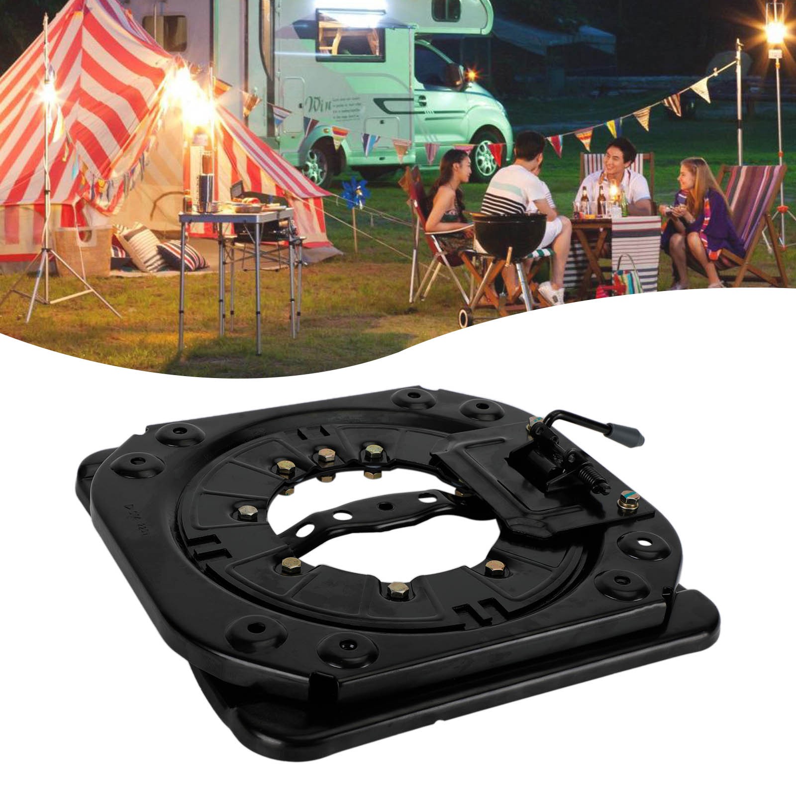 Universal Motorhome Seat Swivel Turntable Campervan Chassis Modification H1
