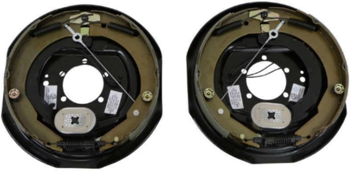 AxleTek 12″x2″ Electric Brake Pair for 5.2K-7K Axle 1-Left & 1-Right Self-Adjust
