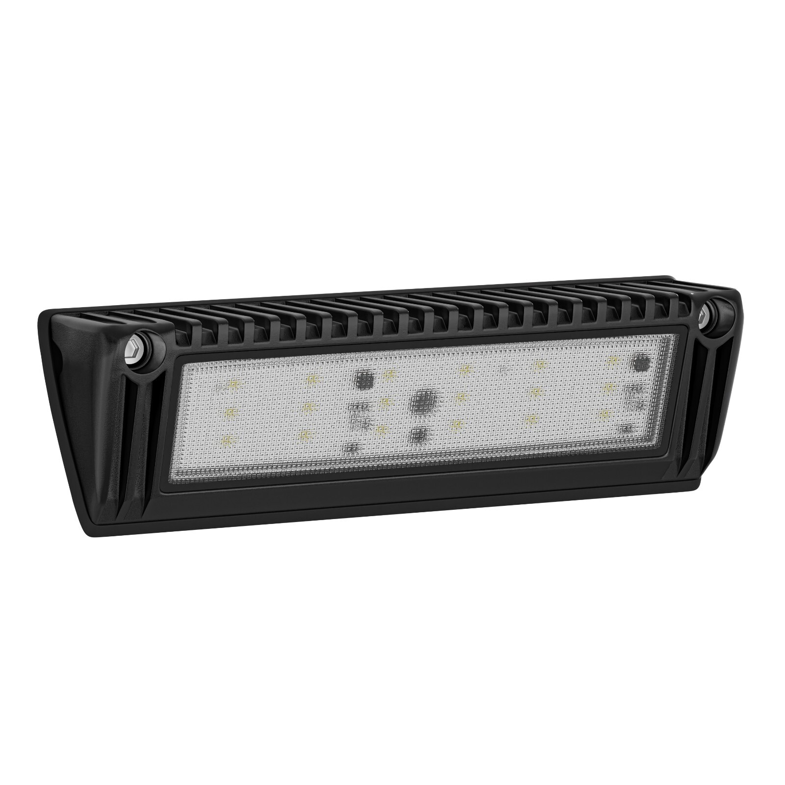 9″ Rectangle LED RV Porch Light | Black |12 V | Scare Light | Outdoor Lighting