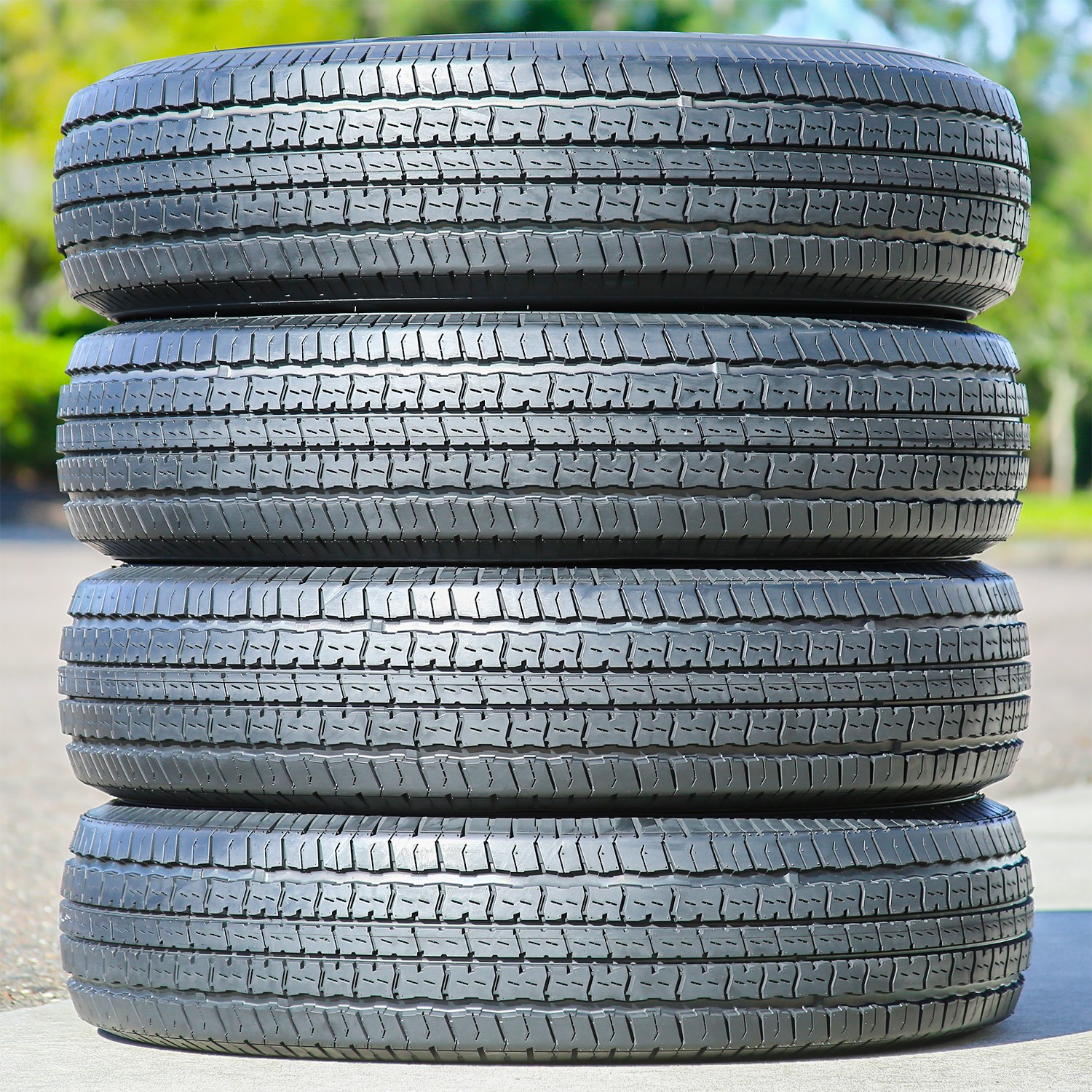 8 Tires ST 235/85R16 128/124N F 12 Ply Tourador MaxForce ST01 Semi-Steel Trailer