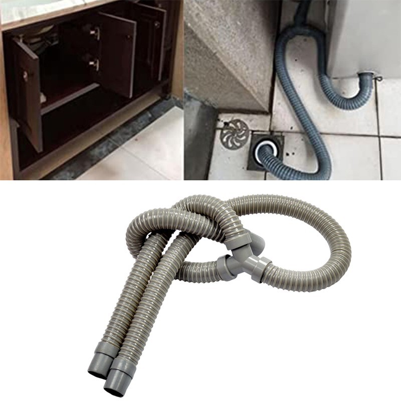 RV Kitchen Plumbing RV Y Pipe Expandable Hose Double Expandable Flexible Design