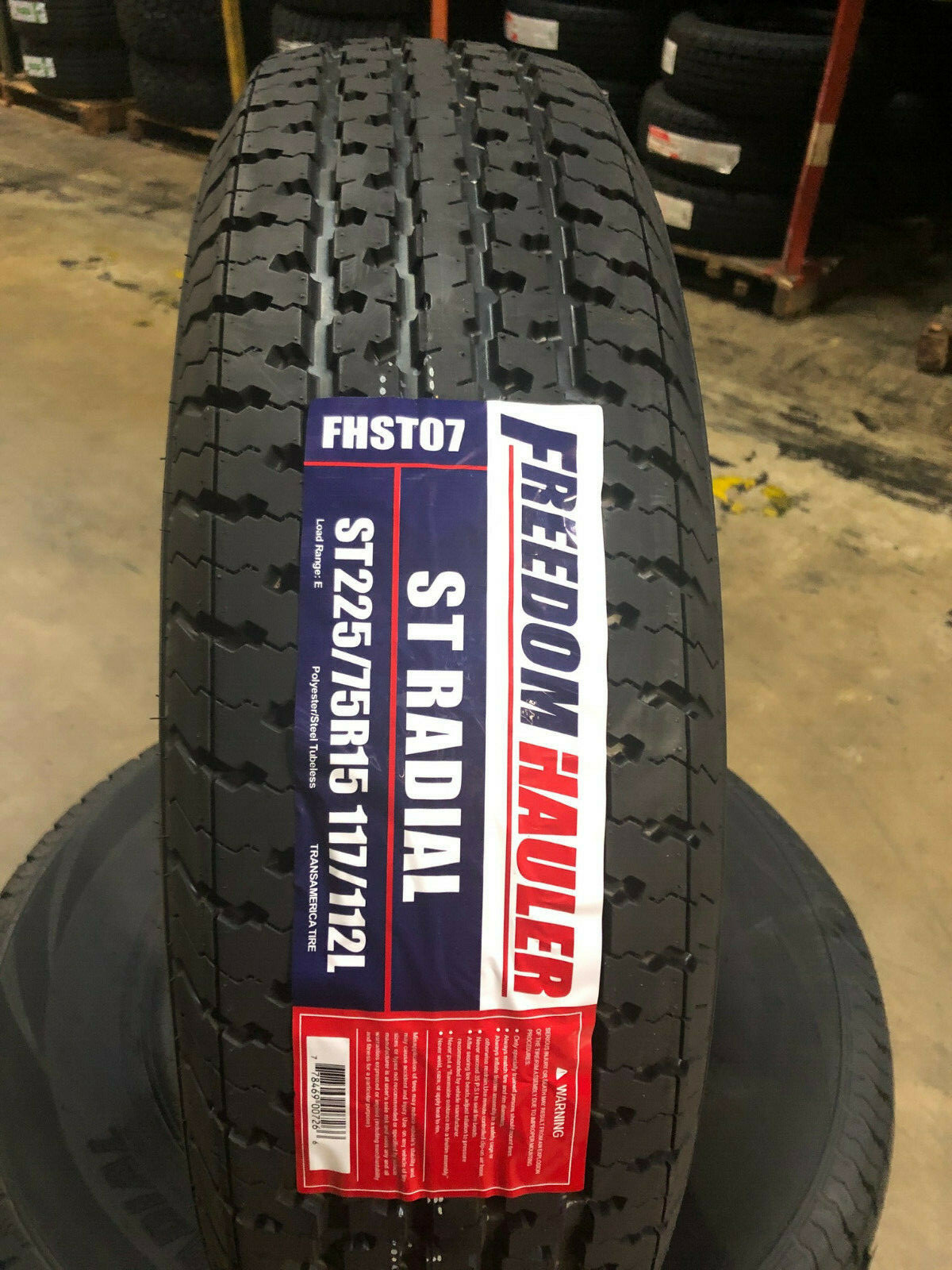 4 NEW ST225/75R15 Freedom Hauler Trailer Tires 10 PLY E 225 75 15 ST 2257515 ST
