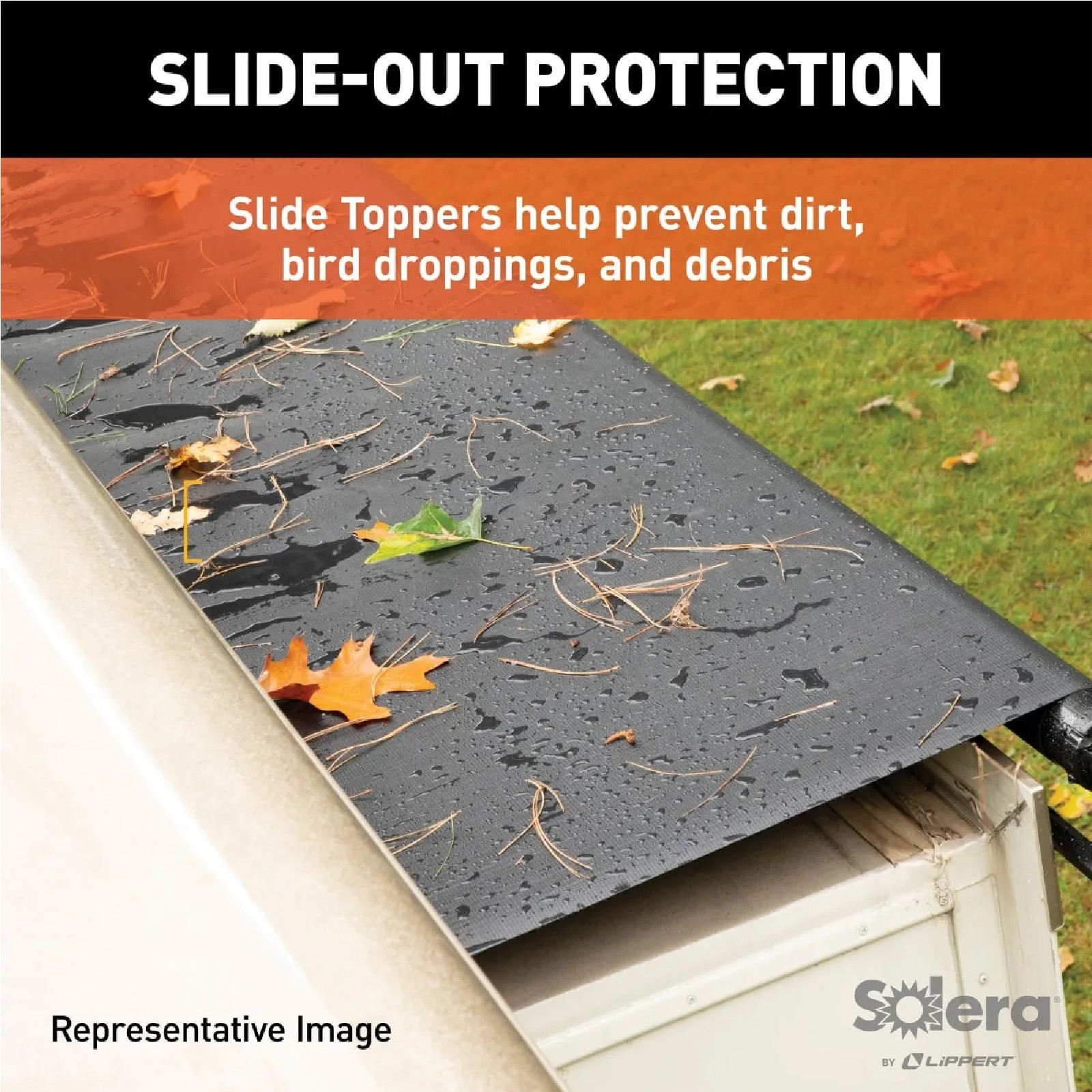 LIPPERT Solera 5000 Series 6’6″ Slide Topper Awning for RV
