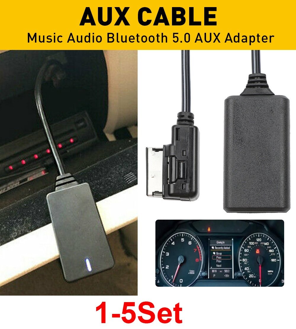 1-5Pcs Audio Cable Adapter AMI MMI Bluetooth Music Interface For Audi Q7 A5 AUX