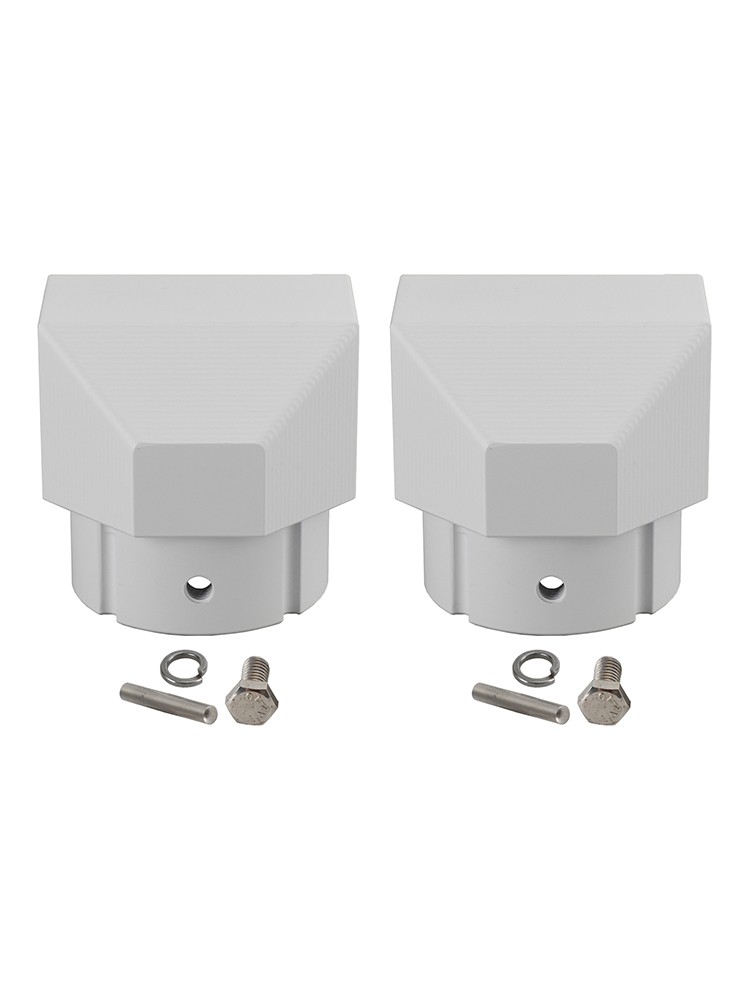 2PCS Alminum Replacement Part End Plug Solid For Dometic SUNCHASER II Awning US