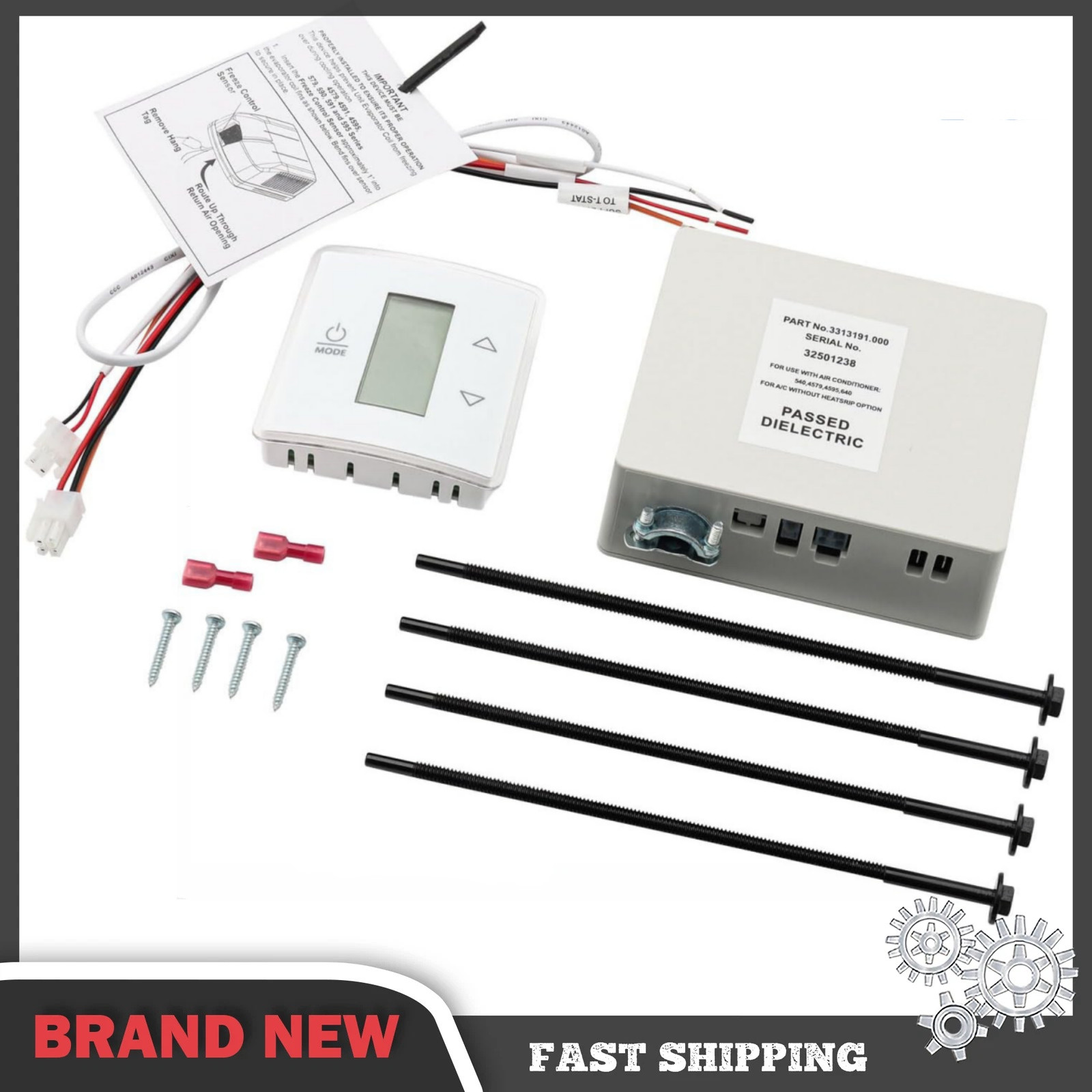 3316230.000 For Dometic Single Zone LCD Touch RV AC Thermostat with Control Kit✨