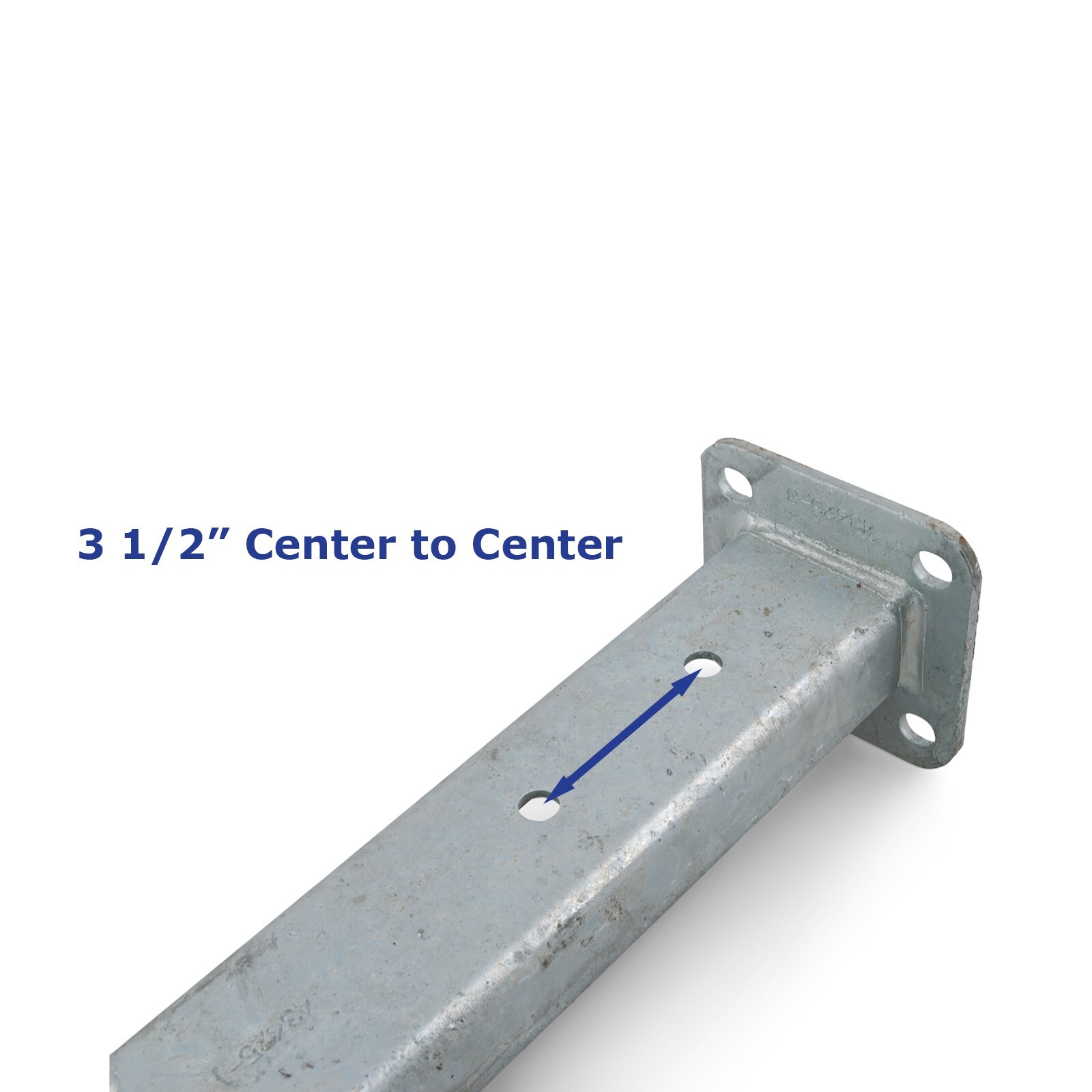 Boat Trailer Galvanized Winch Mount with Roller Bracket 3 inch Wide