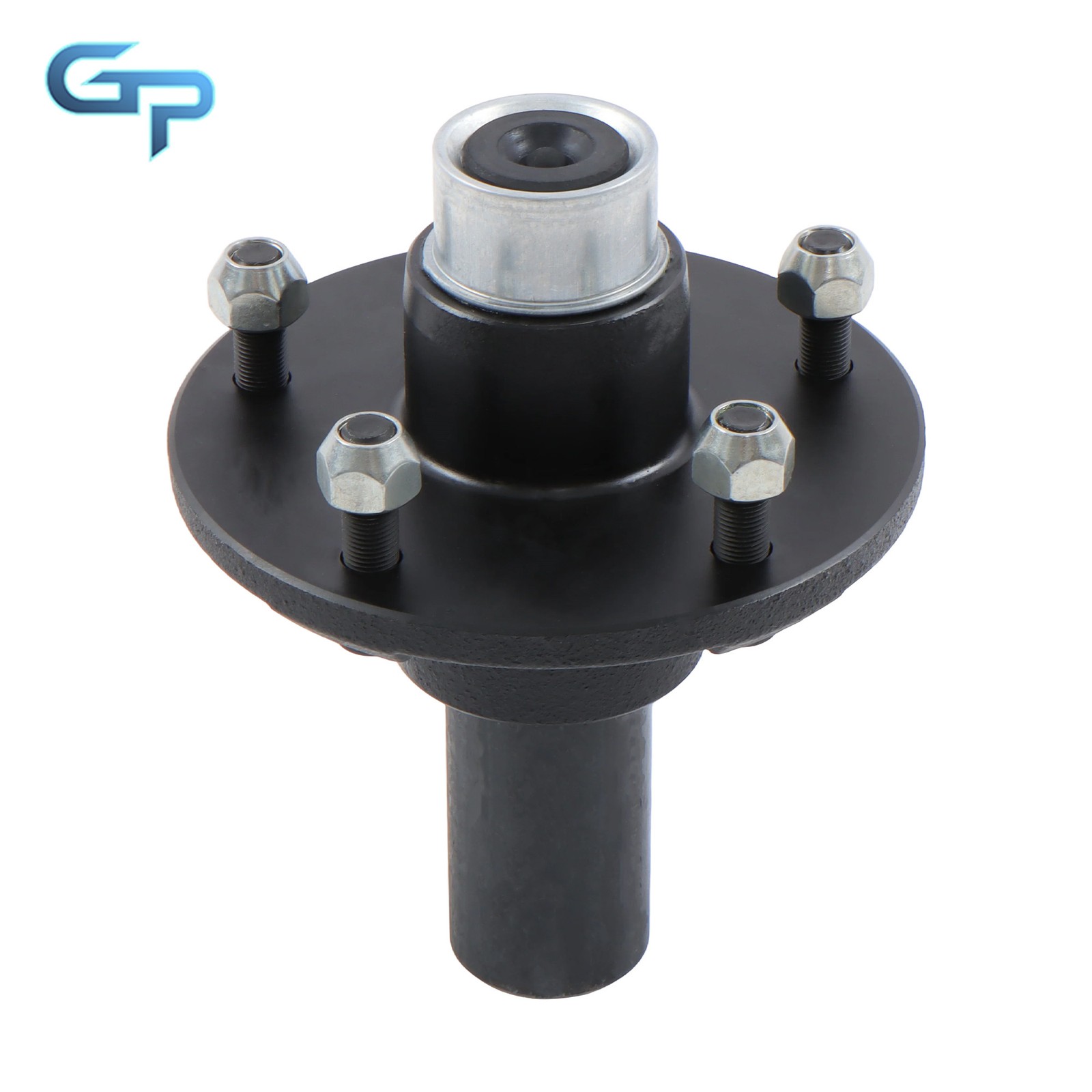 #84 Spindle Pre-Assembled 5 on 5.5′ Trailer Hub Kit Round