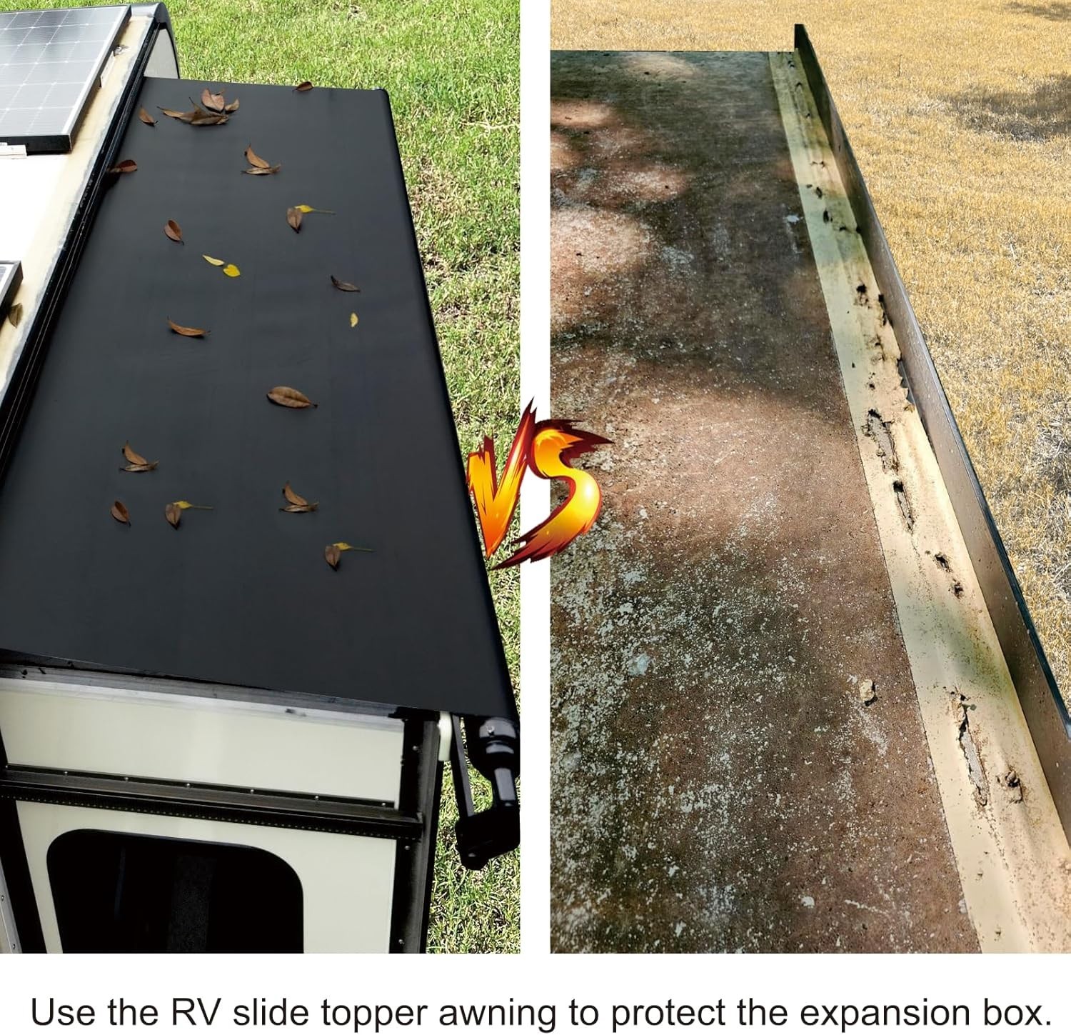 Protective RV Slide Out Awning Kit – Complete 7’3” Topper for Easy Installation