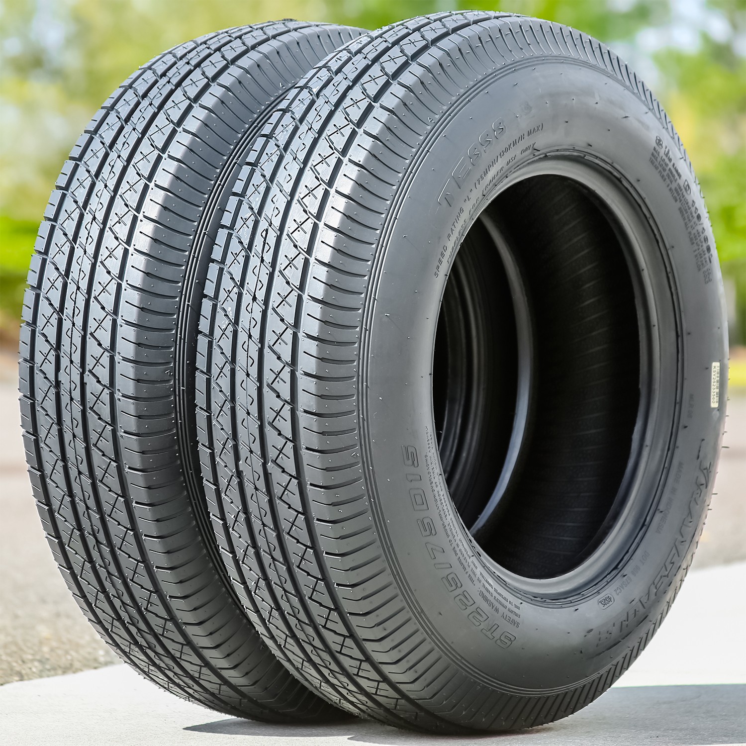 4 Tires Transeagle TE898 ST 205/75D15 Load C 6 Ply Trailer