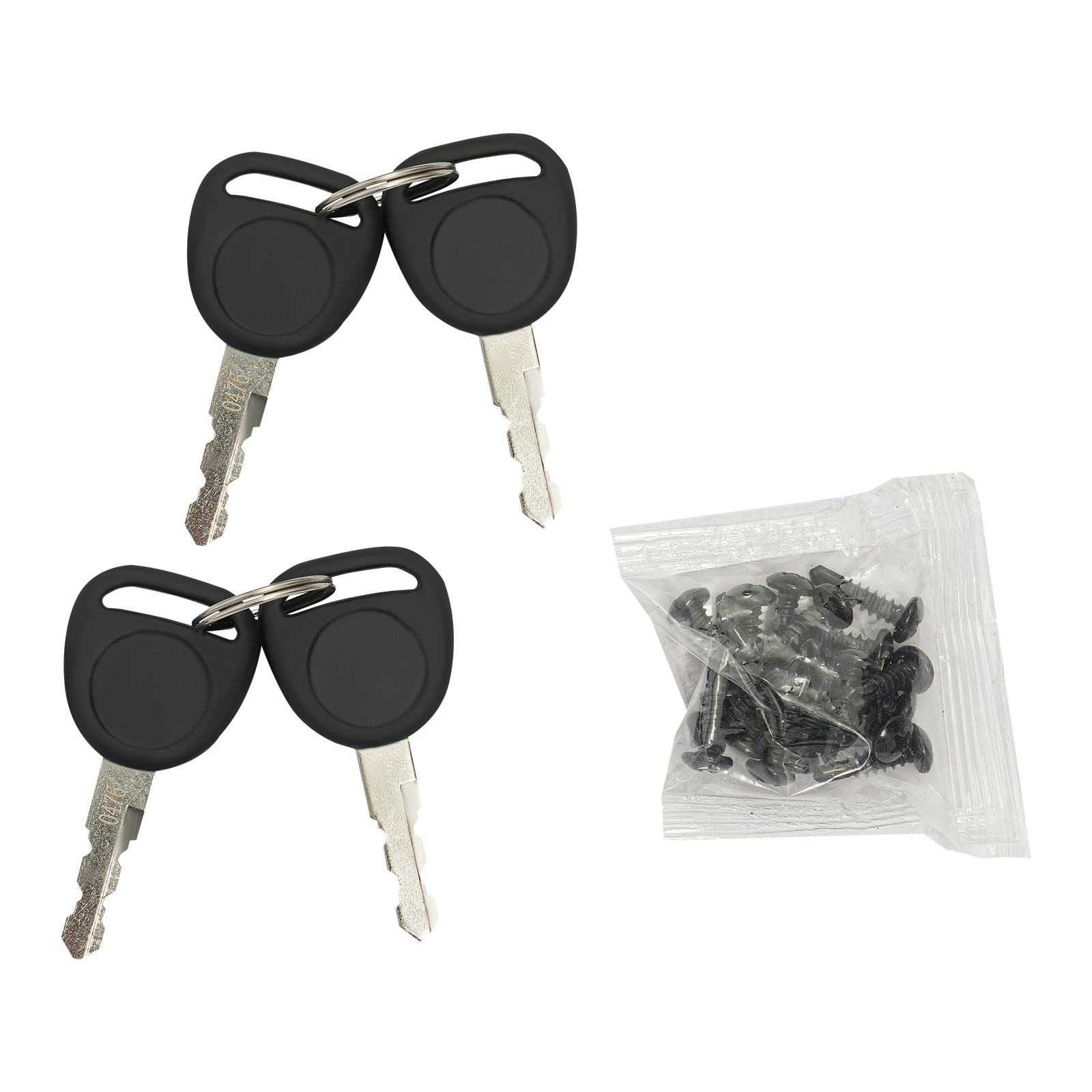 Black RV Camper Teardrop Trailer Entry Door for Right& Passenger Side W/ 4* Keys