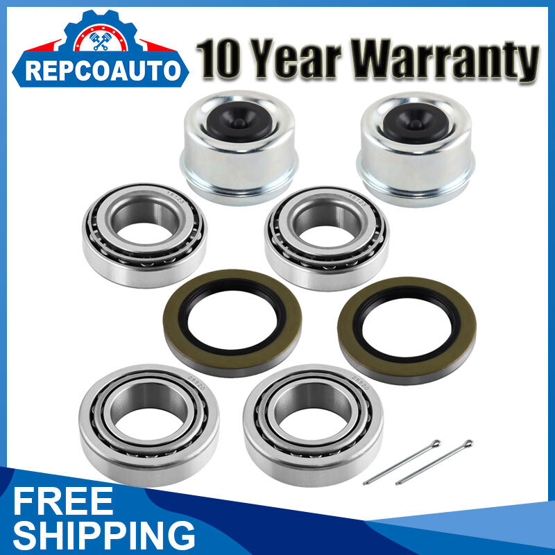 (2 Kits) For 5200 lbs axle Trailer Bearing Rebuild Kit w/1.75″ x 1.25″ ID Seal
