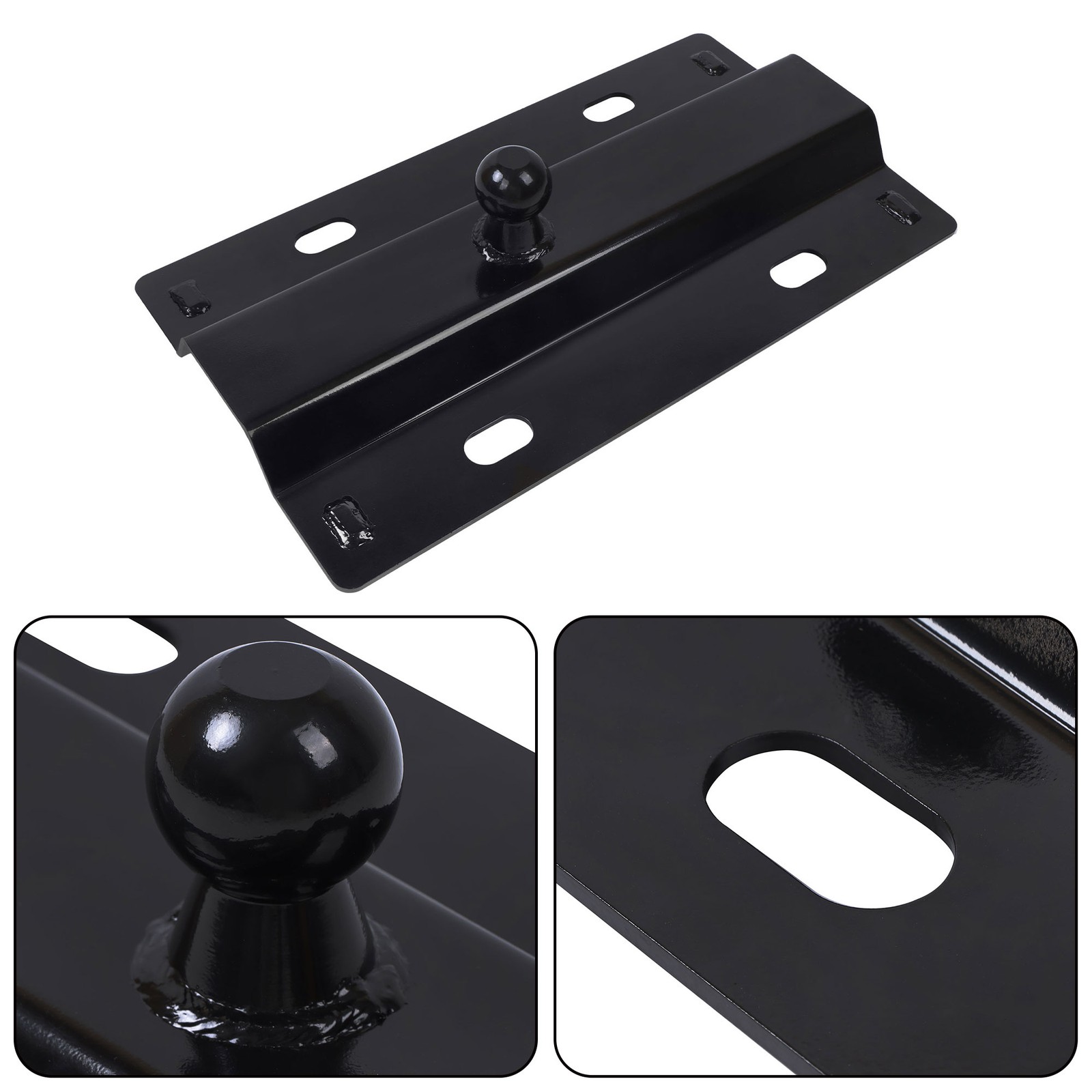 30,000lb Gooseneck Ball Plate All Standard 5th Wheel Rails Adapter Hitch New