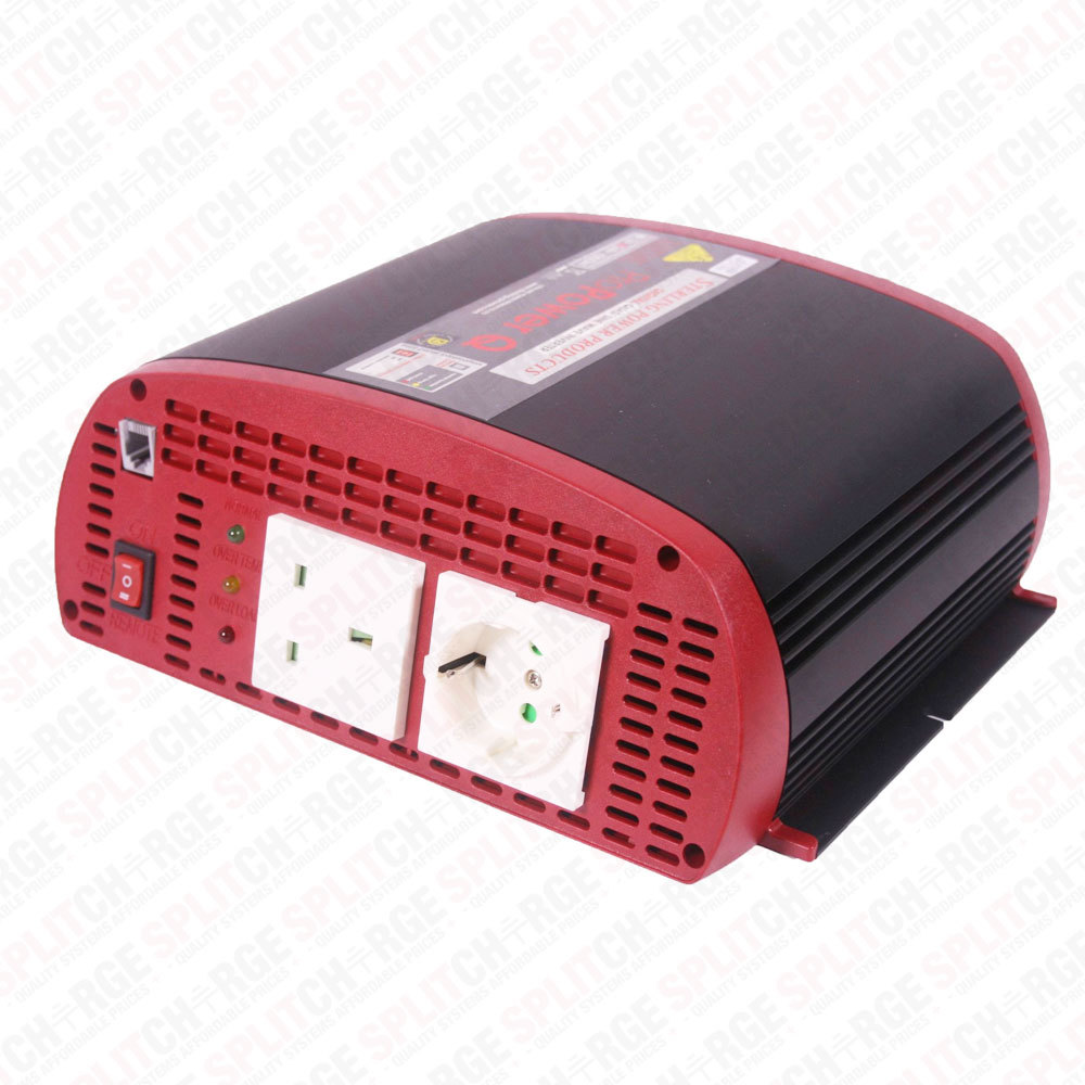 Sterling Power I121000 – Pro Power Q 12v, 1000w Modified Quasi Sine Inverter