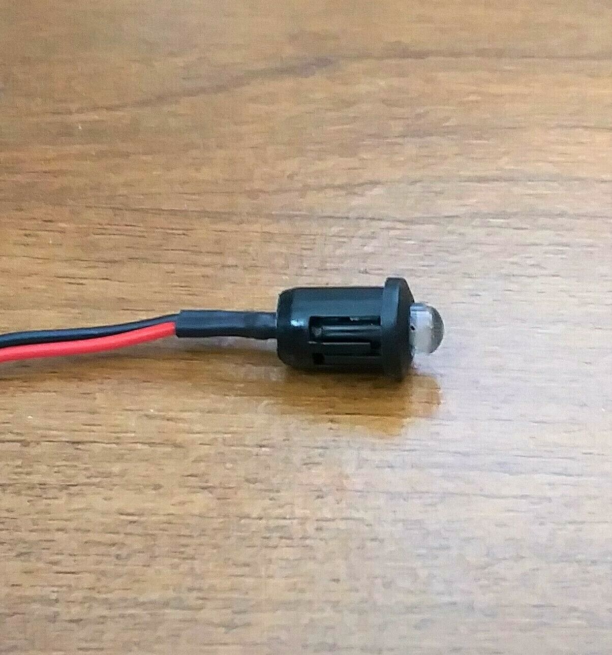2 Super Bright BBT 12 volt Red LED 3/8″ Snap-In RV Indicator Lights
