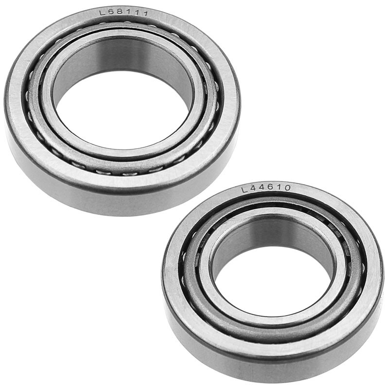 Set of 2 3500lb Axle Trailer Hub Wheel Bearings Kits L44649 L68149 w/Grease Seal