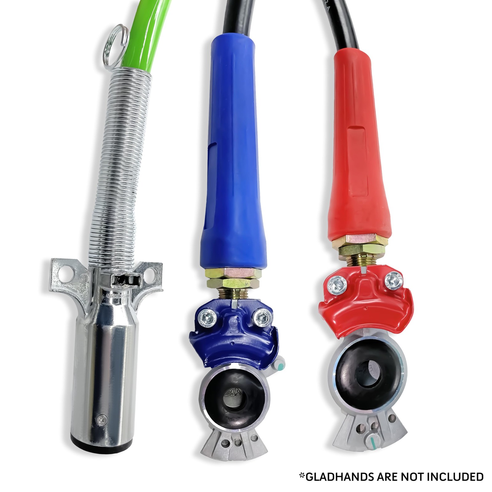 3 in 1 12ft ABS & Air Line Hose Wrap 7 Way Electrical Cable Semi Truck Trailer