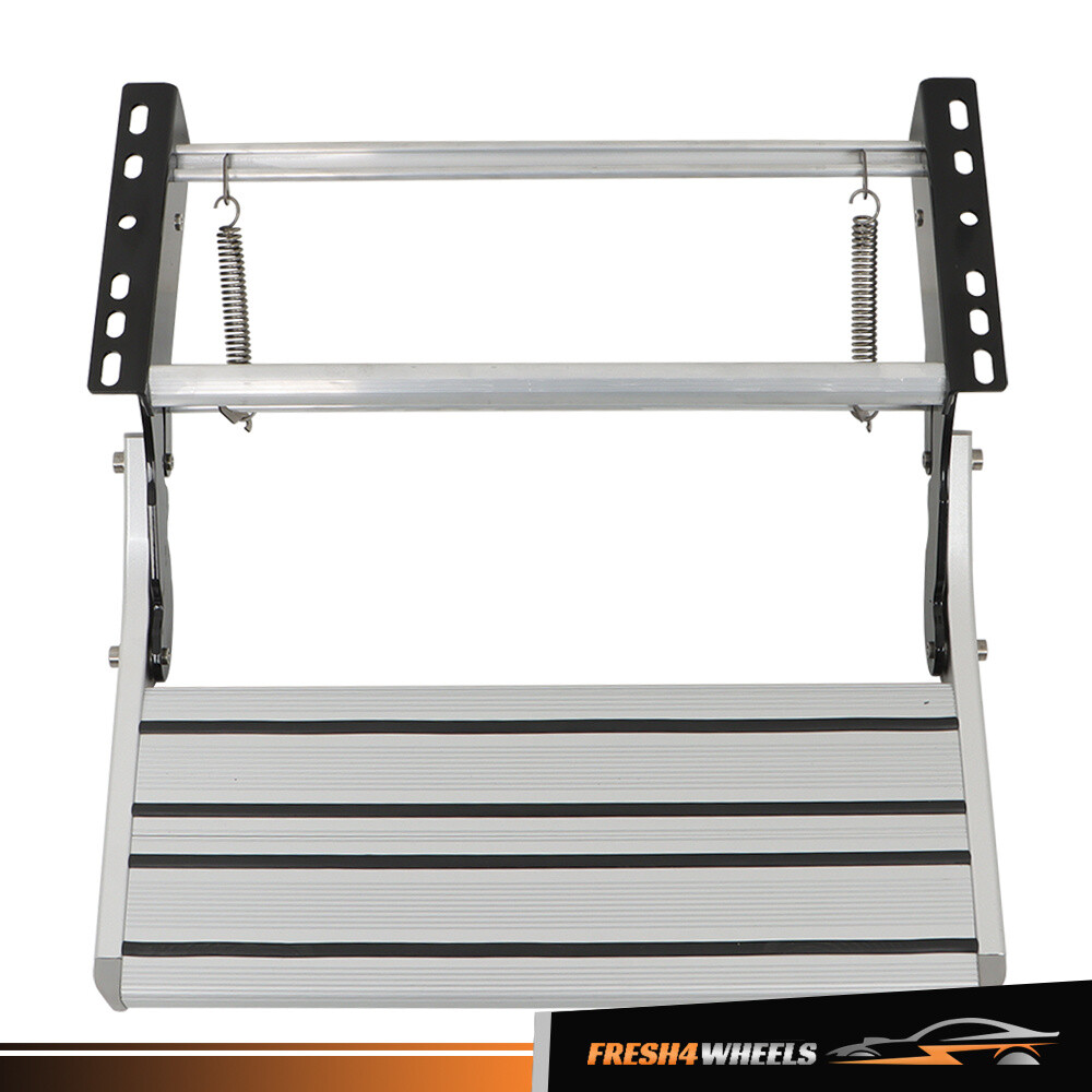 1 Step RV Camper Steps Compact One-Hand Expand or Collapse Manual Single Drop