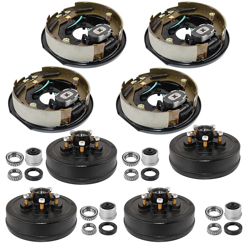 Trailer 5 on 5 5×5 Hub Drum with 10″X2-1/4″ Electric brakes for 3500 LBS axle