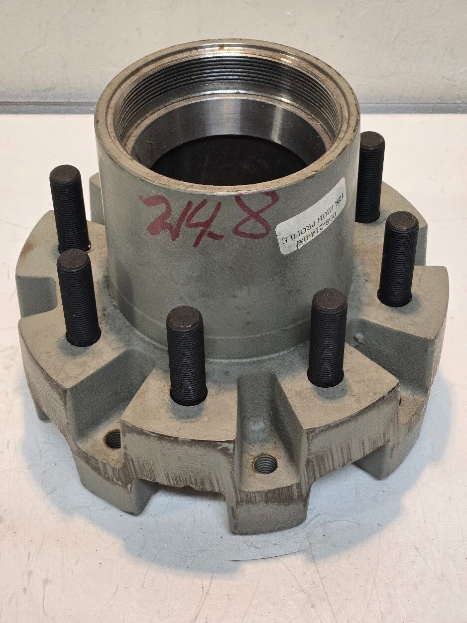 High Profile 12K Hub 008-214-08 for Dexter | 8×6.5″ Bolt Pattern 5/8″-18 Studs