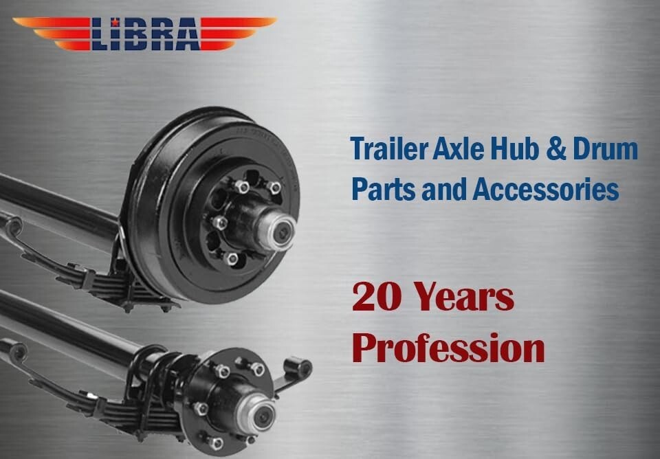 Trailer 5 on 4.5 Hub Drum Kits with 10″X2-1/4″ Electric brakes for 3500 lbs axle
