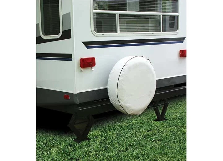 Camco 45349 Cover, Spare tire 21-1/2In Dia Vinyl, Arctic White