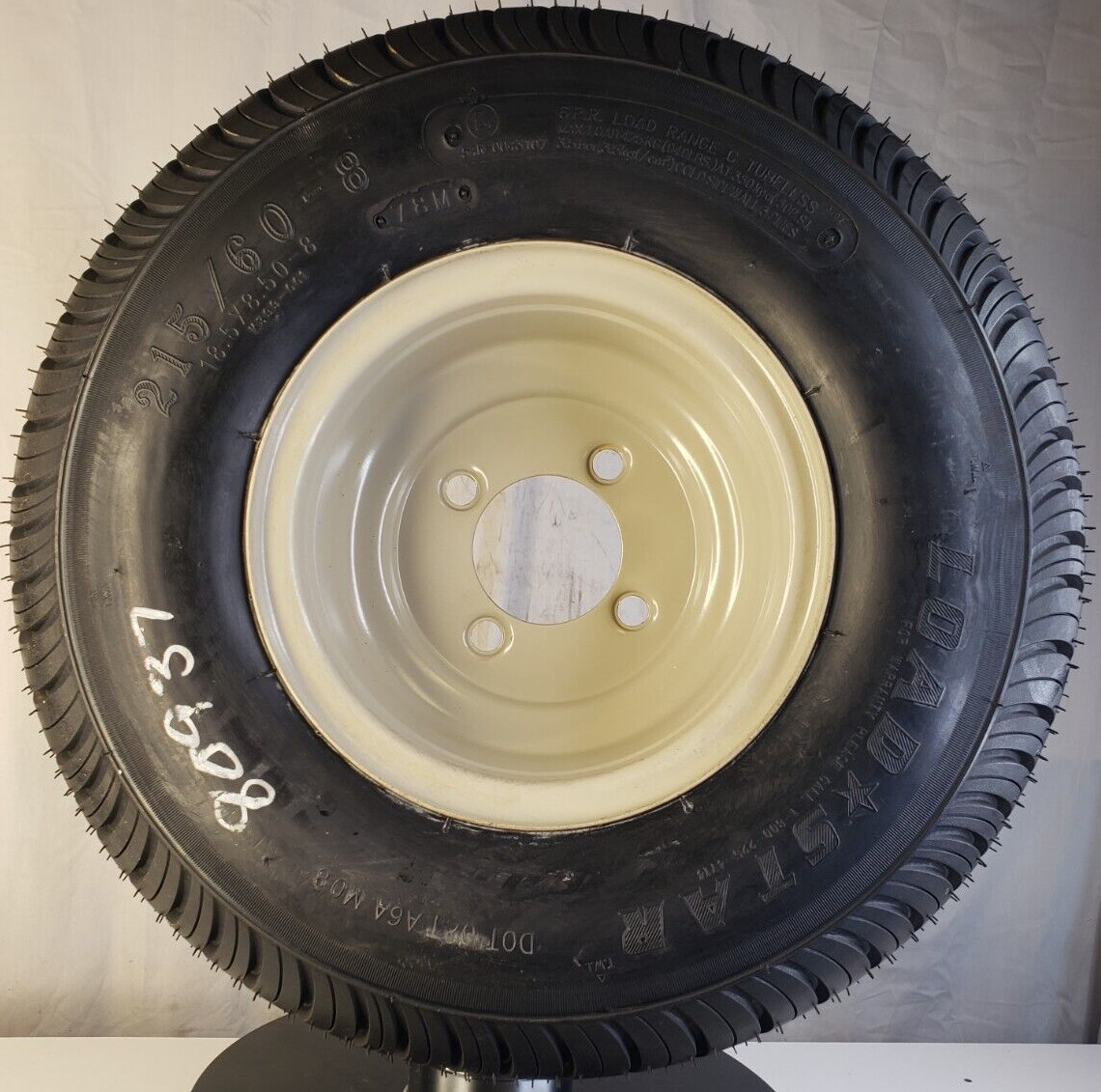 18.5×8.50-8 4/4 Snow Mobile Jet Ski Pop up Camper Trailer Tire Rim Wheel 6ply