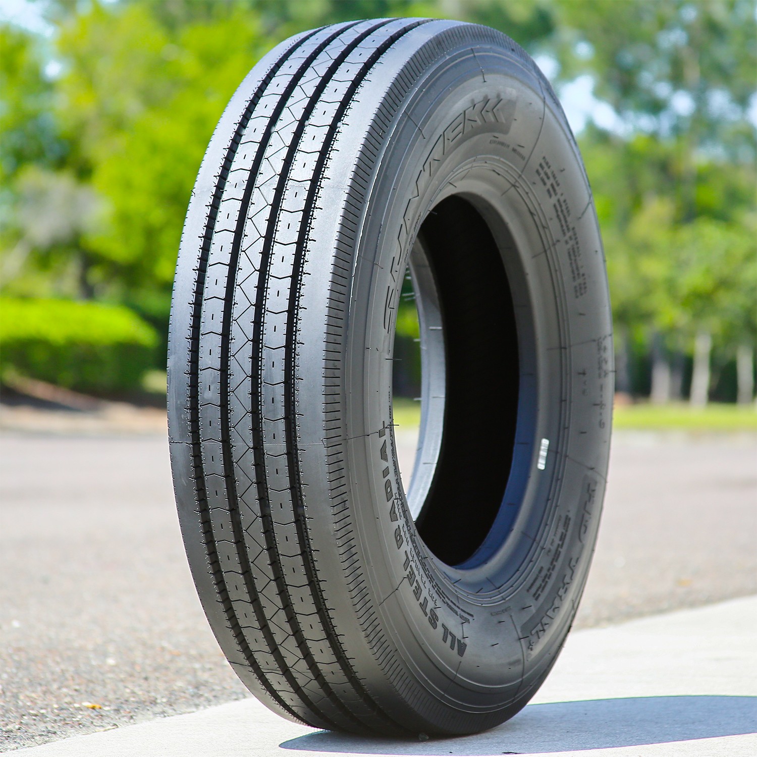 4 Tires Suntek HD Trail + All Steel ST 235/80R16 Load H 16 Ply Trailer