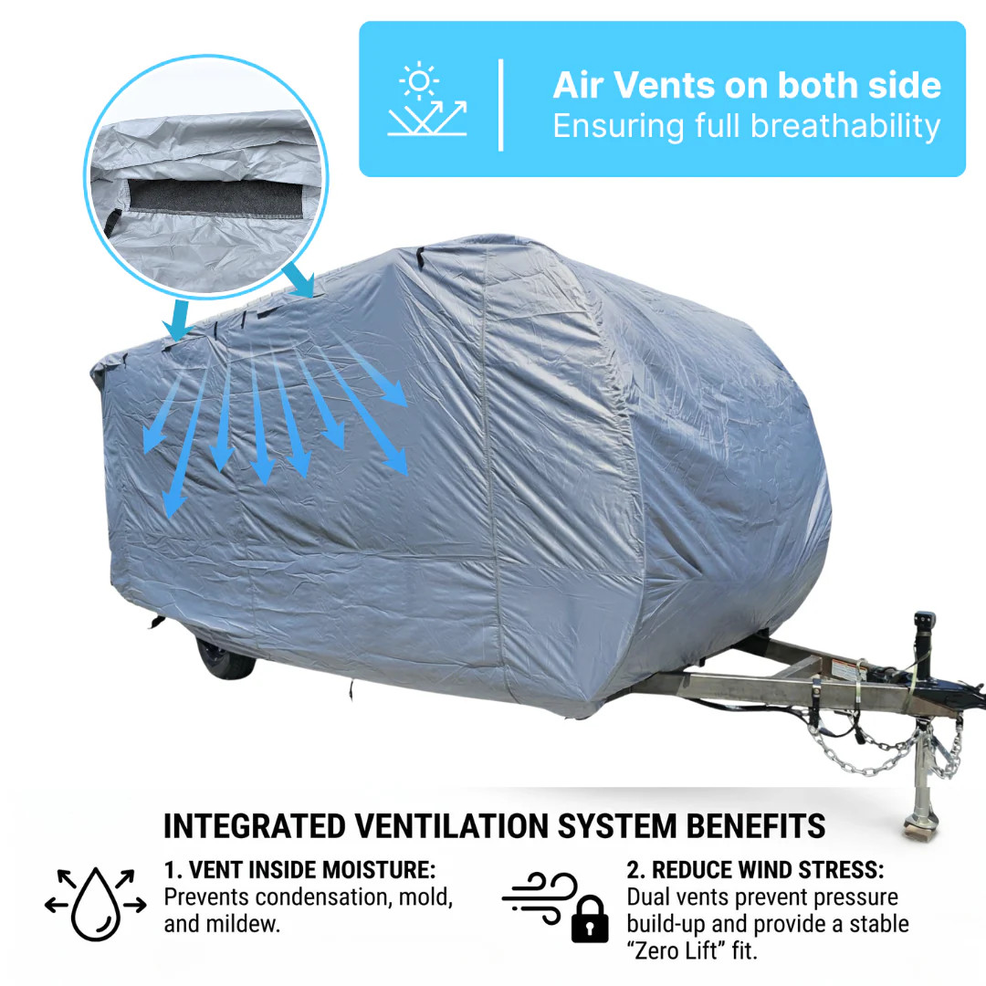 ShieldAll™ Coachmen Clipper Ultra Lite 16FB Camper Cover W/ Zipper Door Access