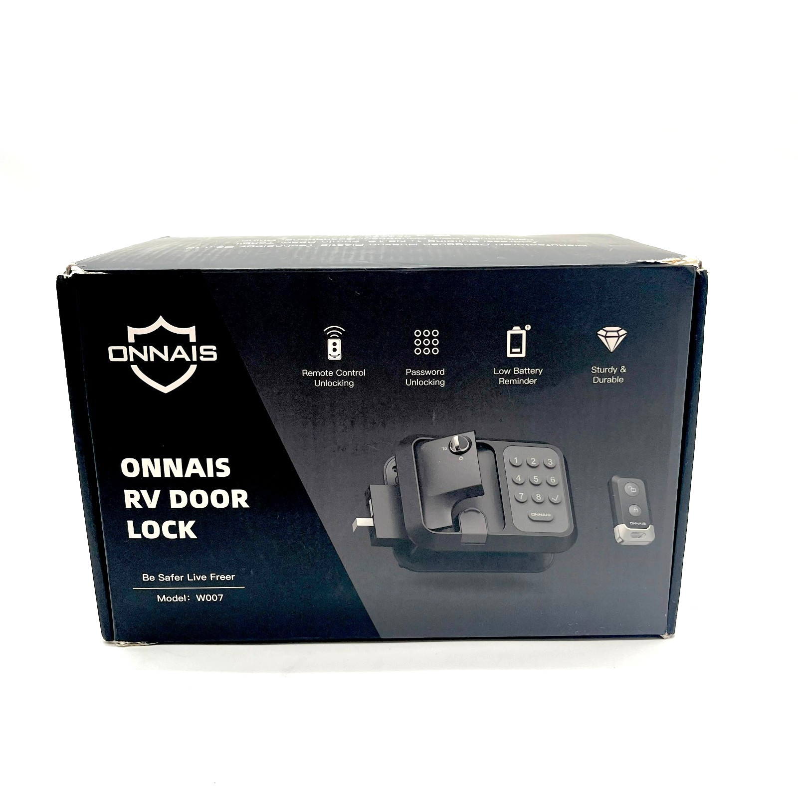 Onnais RV Door Lock Replacement with Remote Control Unlocking Model W007