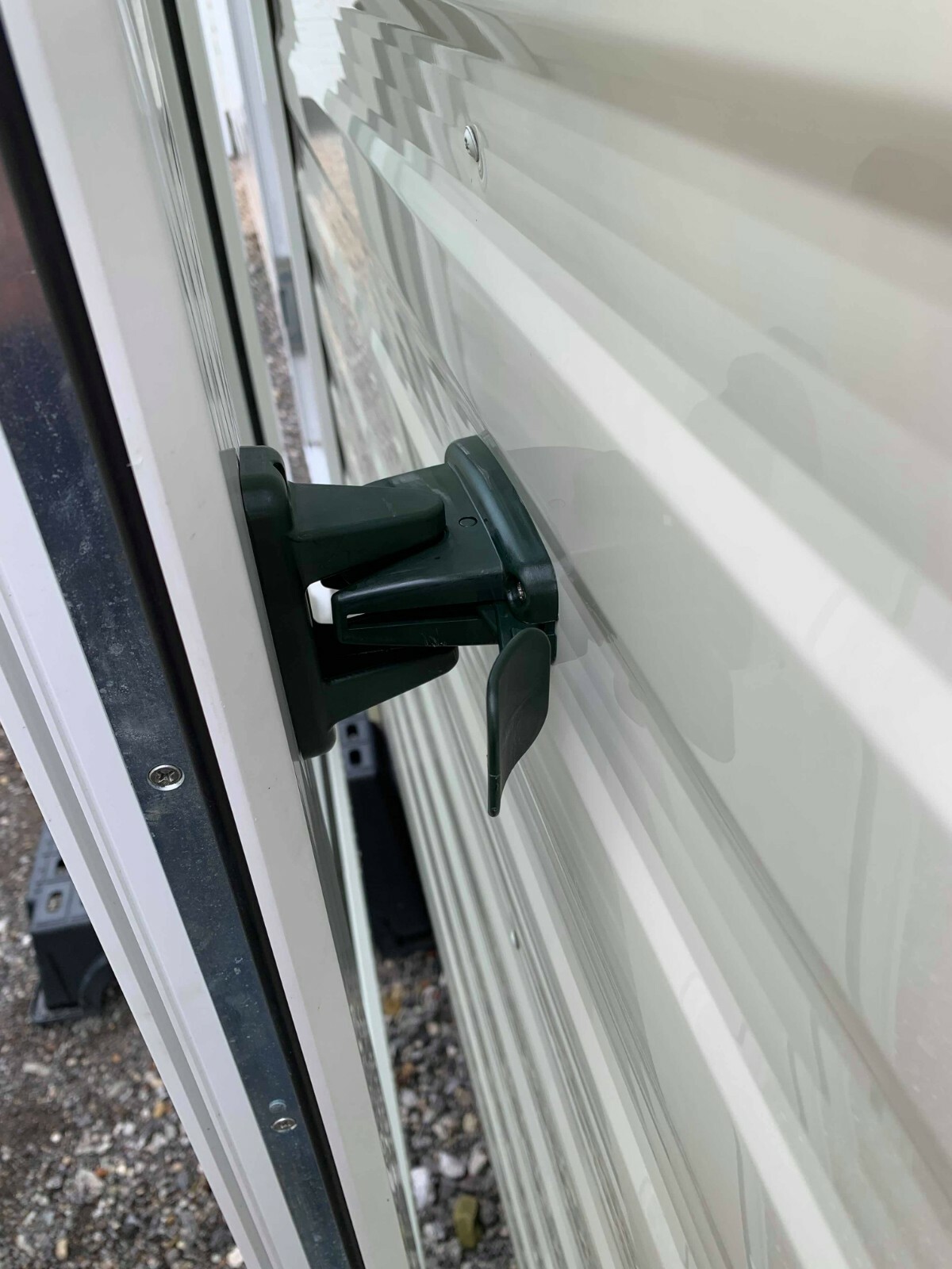 Green Door Clip For Static Caravan Catch Retainer Holder Door Lever Touring