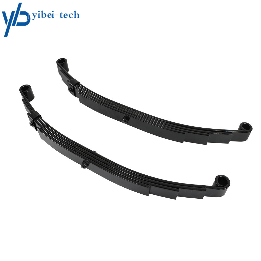 Set 2 Trailer Leaf Spring 4 Leaf Double Eye 2500 lbs Cap Per For 5000 lbs Axle