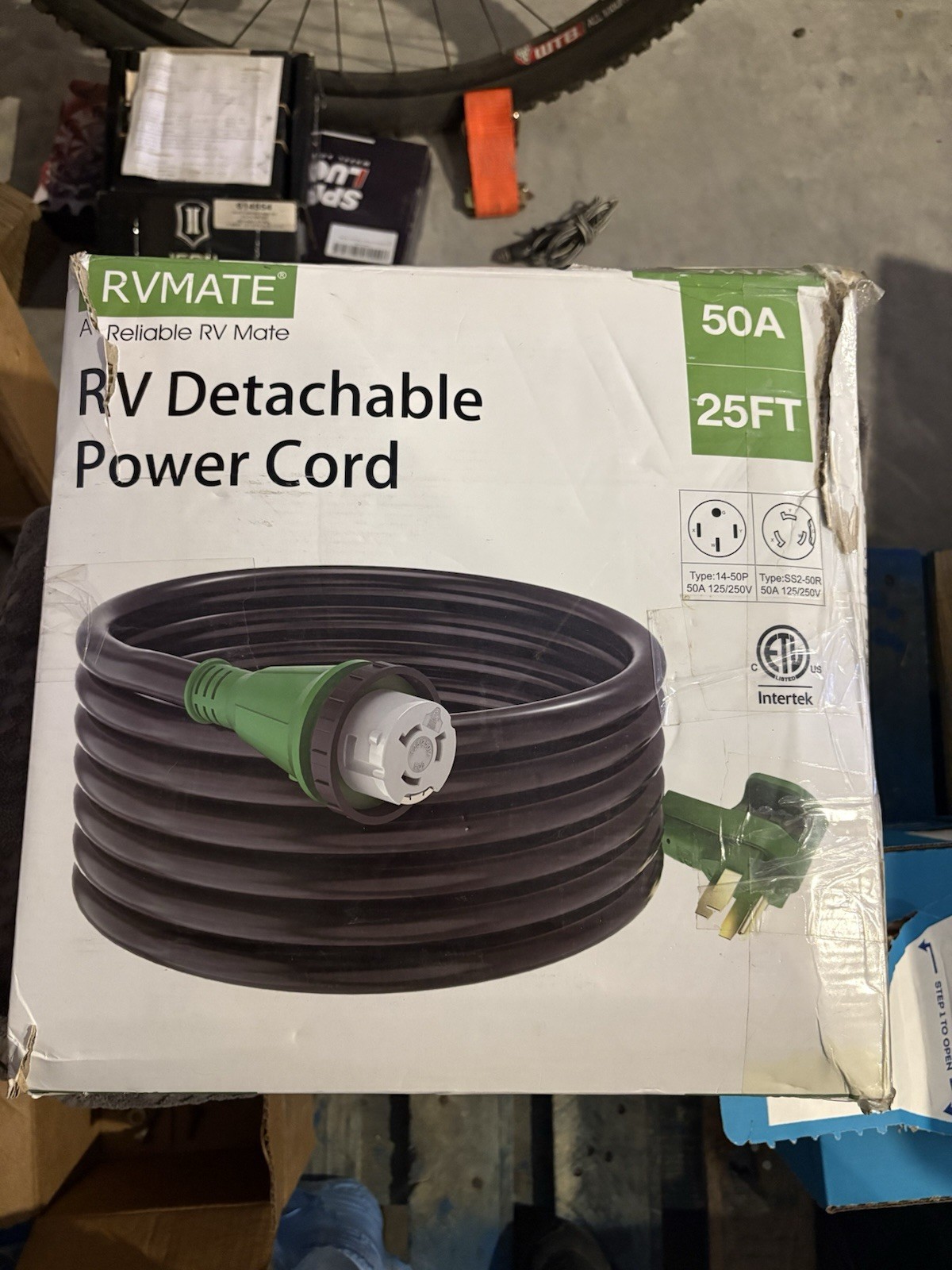 RVMATE 50 Amp 15 Feet RV/Generator Lockable Power Extension Cord C5015L-RM
