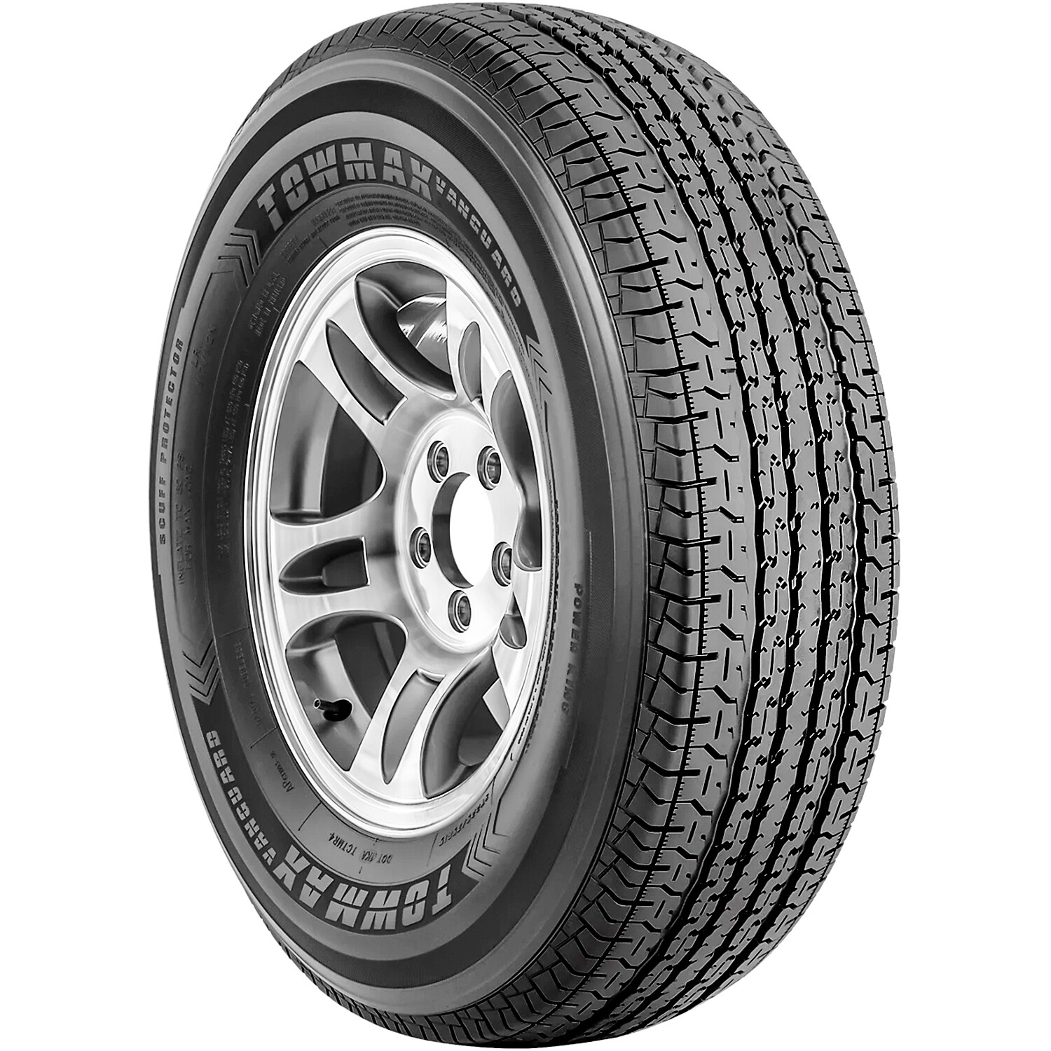 2 Tires ST 235/80R16 Power King Towmax Vanguard Trailer Load E 10 Ply