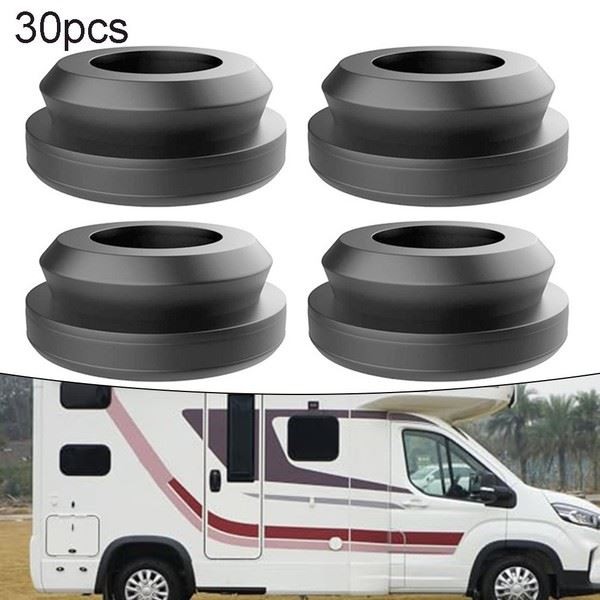Silicone Rubber Grommet Set of 30 for RV Gas Stove Compatibility 5 mm Rods