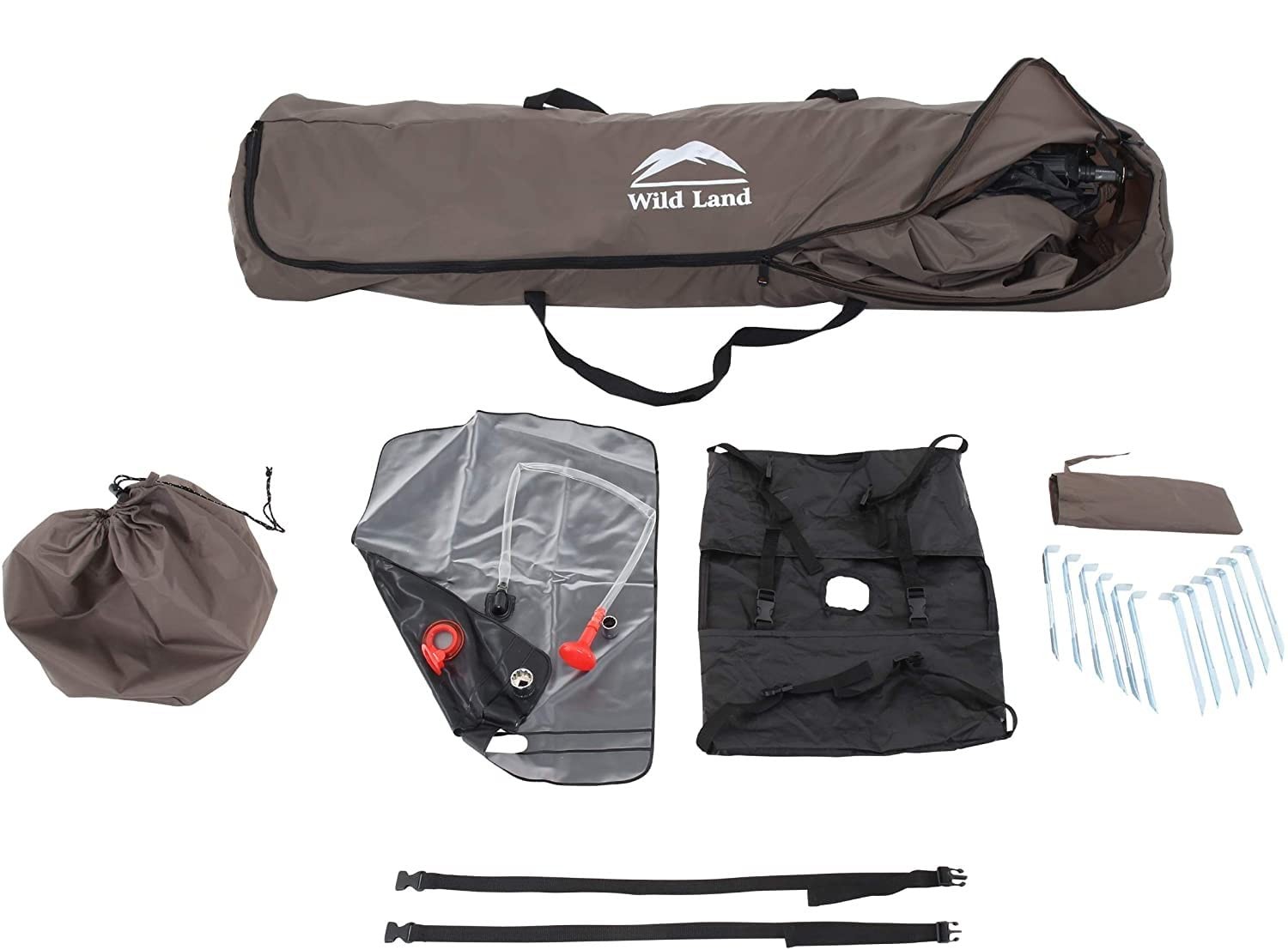 Overland Vehicle Systems Portable Camping Shower & Changing Room with Storage