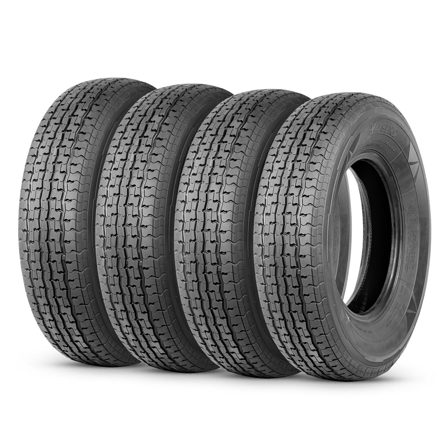 Set 4 Premium Radial ST175/80R13 Trailer Tire 8PR 175 80 13 Tubeless Replacement