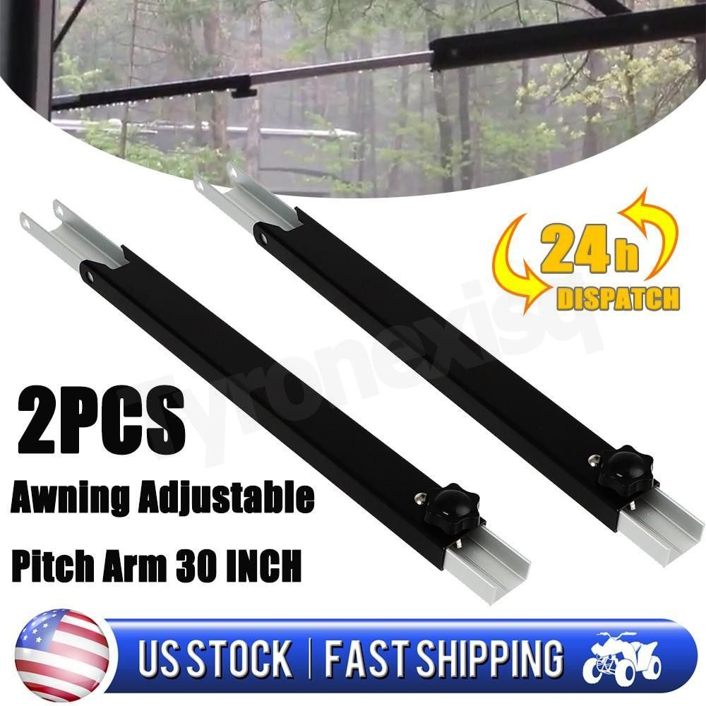 30 Inch RV Power Awning Adjustable Pitch Arm Pair For Dometic A&E 9100/9200 US