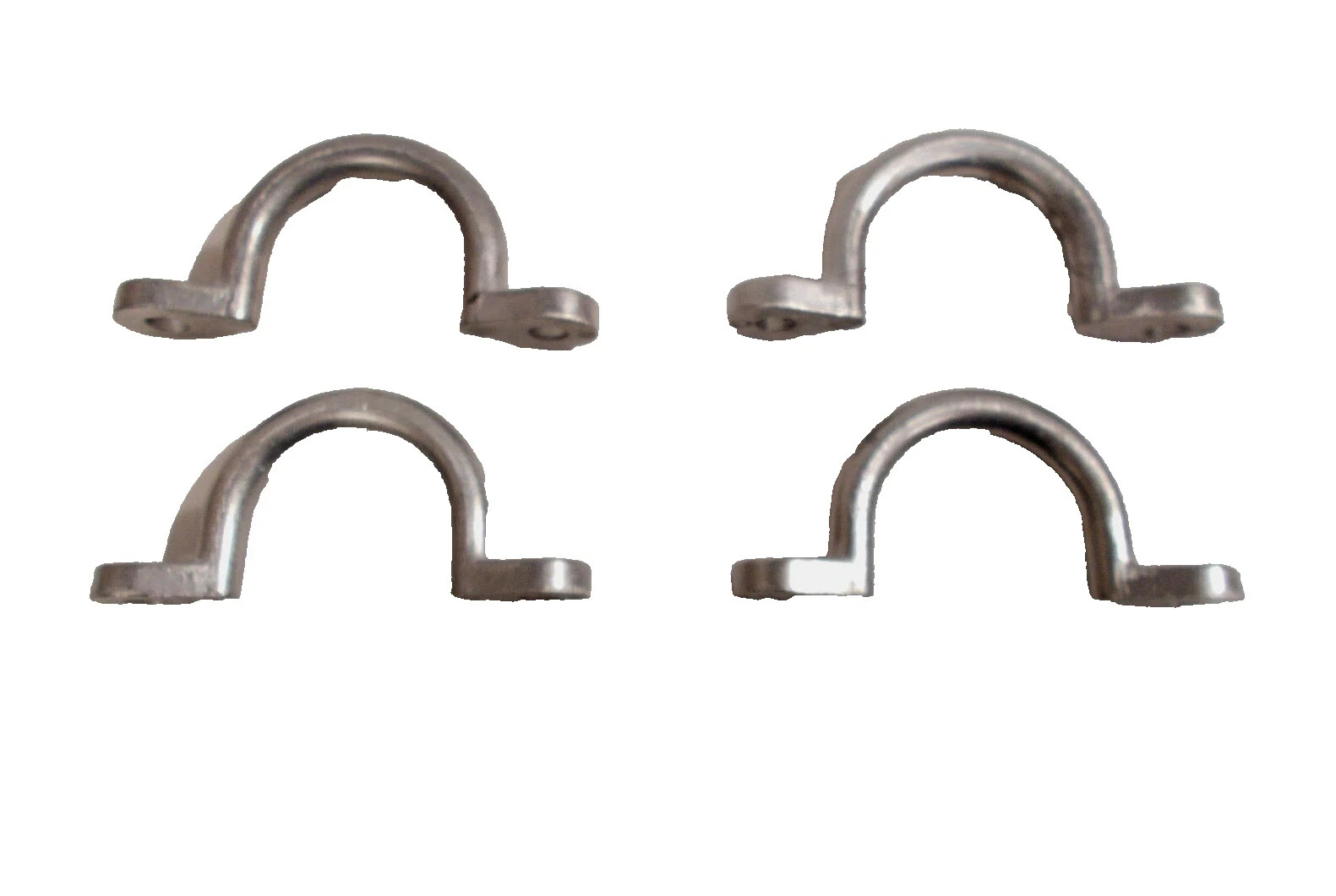 4 x Aluminum Rope Tie D Ring Cargo Horse Trailer Handle RV Camper Loop Bolt on