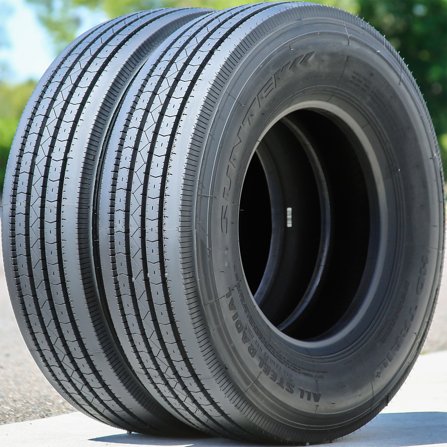 Suntek HD Trail + All Steel ST 235/85R16 Load G 14 Ply Trailer Tire