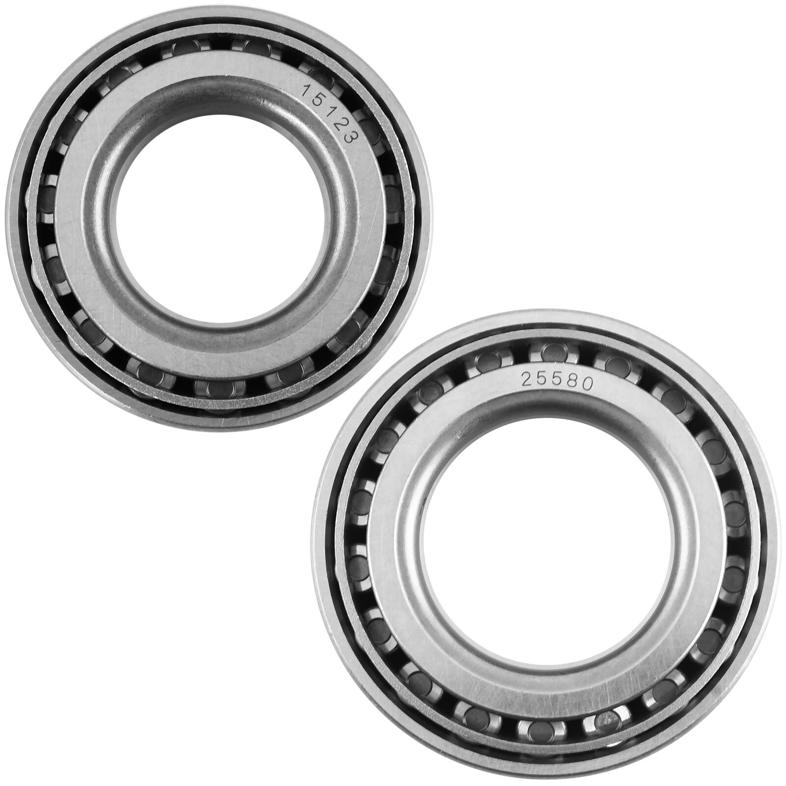 4 Sets For 5200-6000 LB Trailer Wheel Bearing Kit 25580/25520 W/ Robber Plug