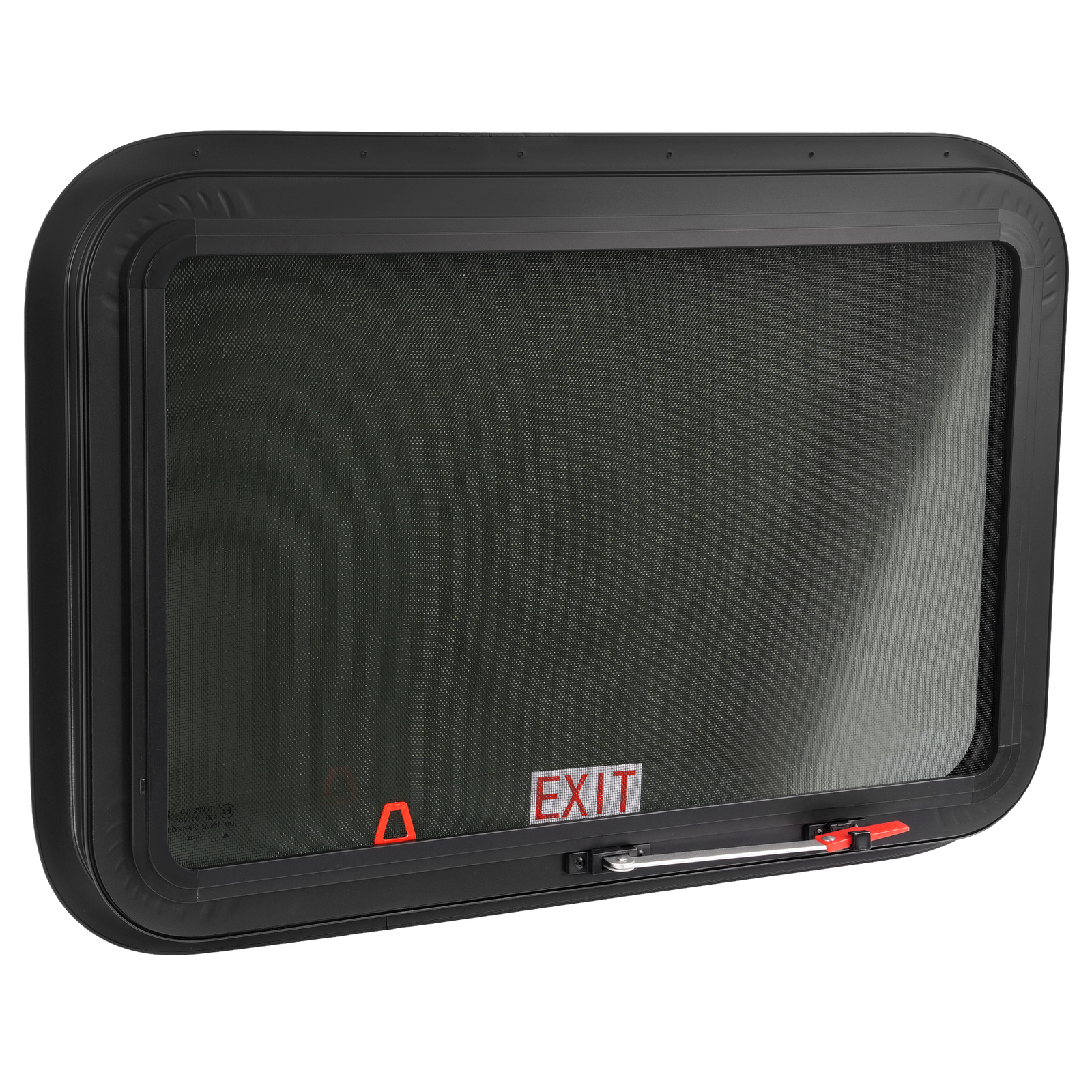30″×20″ Emergency Exit Push-Out Glass Window for RV Camper Window w/ Trim&Screen