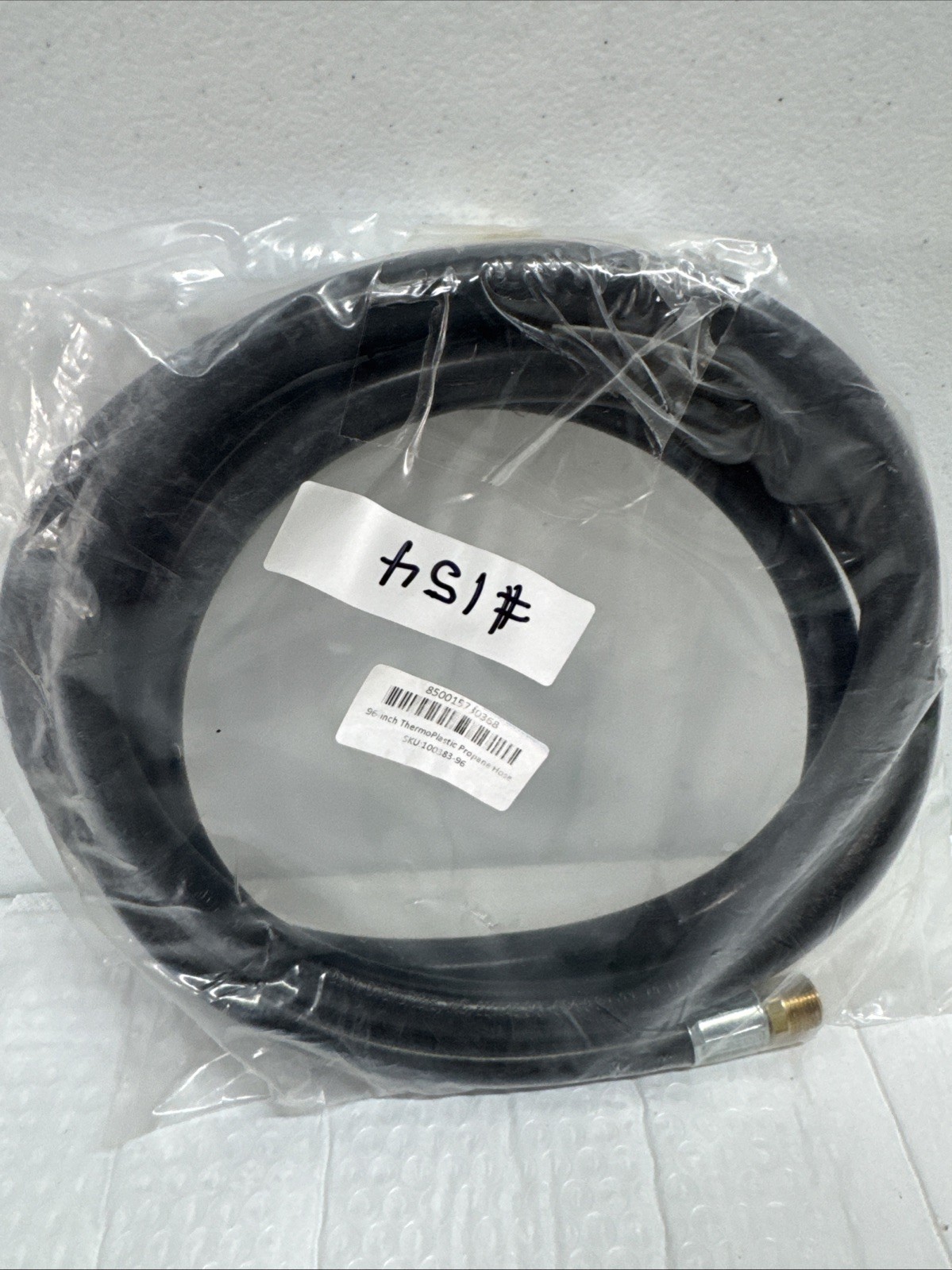 Flame King 96 inch Thermoplastic Propane Hose Assembly, 3/8″ ID for RV & Trailer