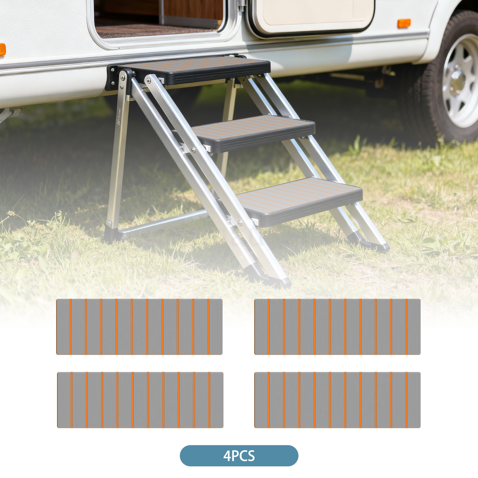 RV Step Cover Set of 4, EVA Foam RV Step Cover 24 x 7.5 in.