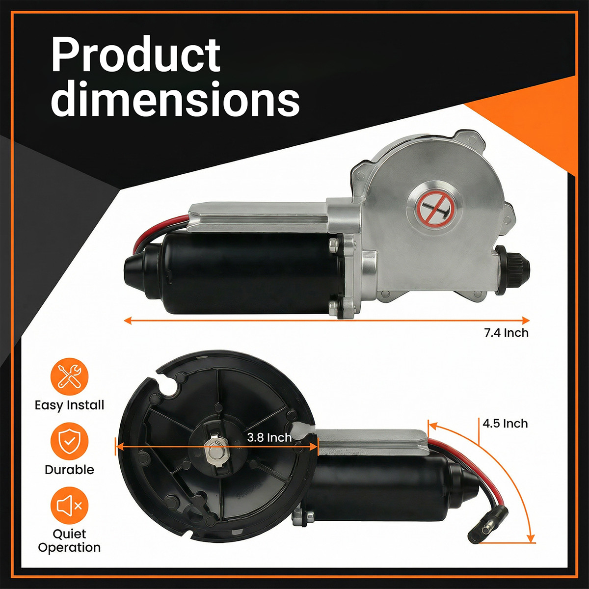 RV Awning Motor Drive Repair 3317084.000U Kit Assembly for Dometic 9200 Series