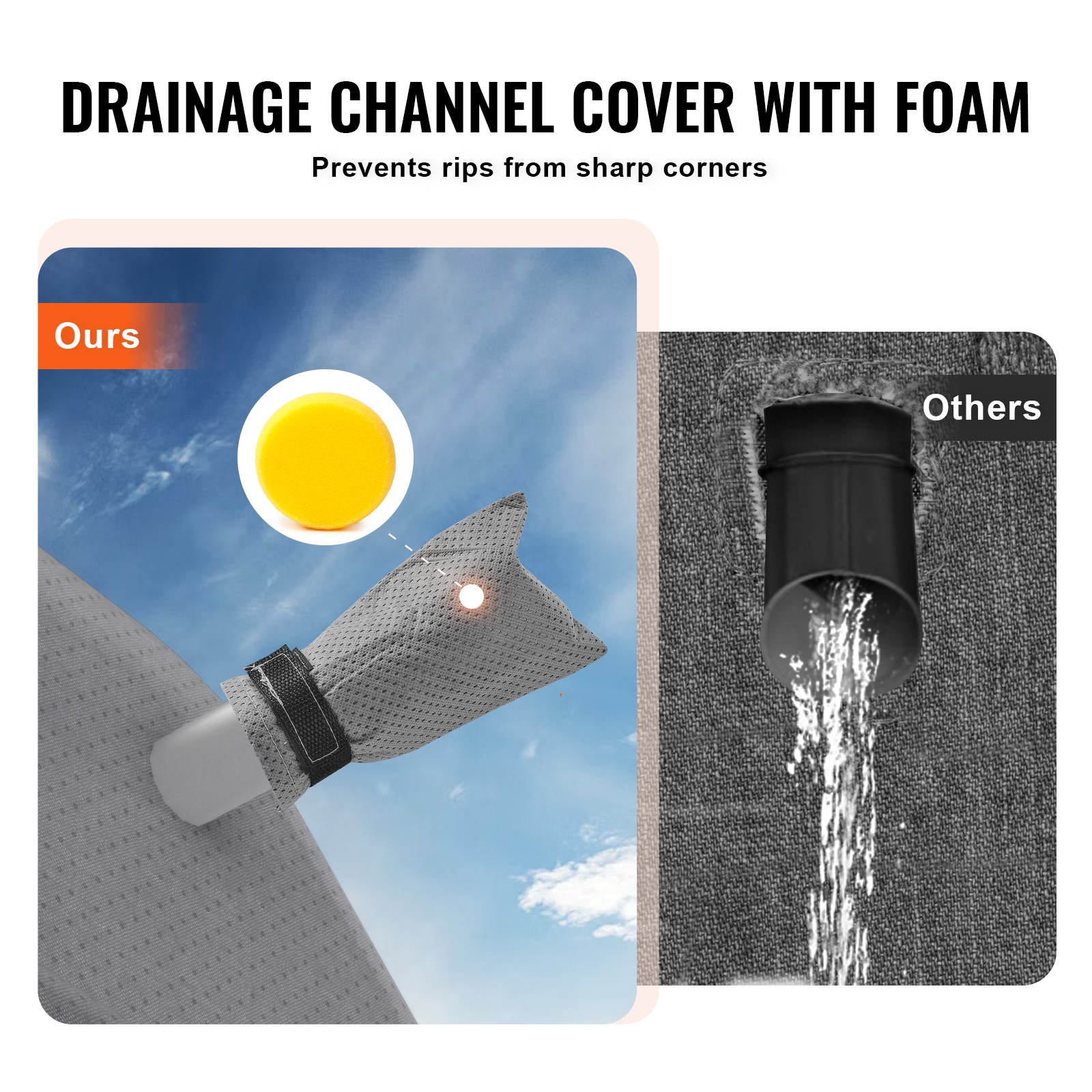Uimoso Durable RV Cover for 22-24 ft Trailers, Non-Woven Fabric Design