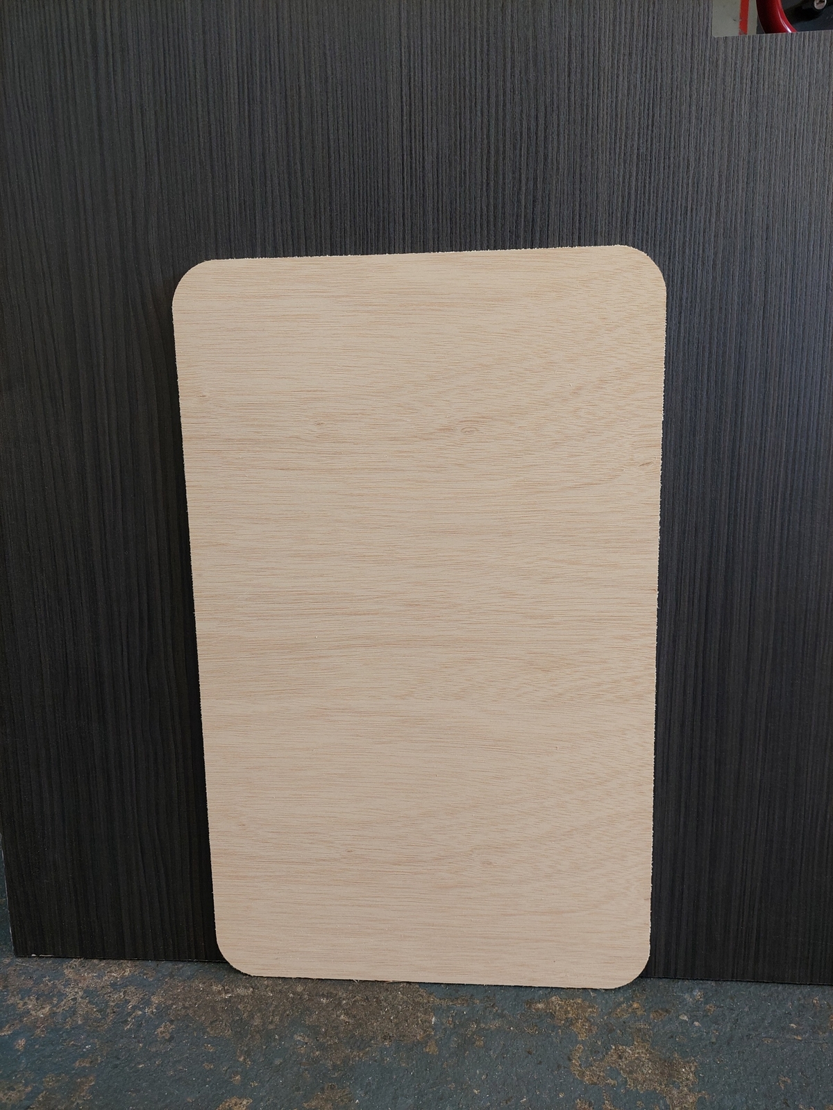 Compact Easy Store Unfinished L/W PLY Table Top Campervan Caravan 400 x 650