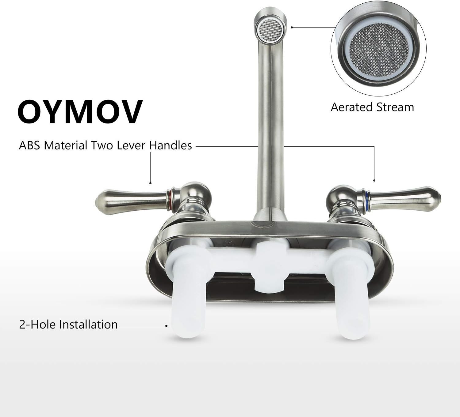 RV Bathroom Sink Faucet in Brushed Nickel RVs, Fifth Wheels, Motorhomes, Travel