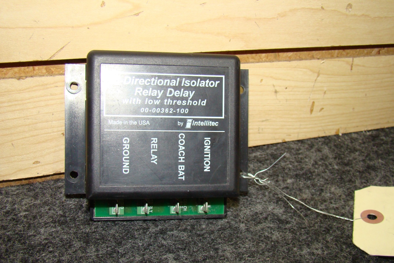 USED RV BI-DIRECTIONAL ISOL. RELAY DELAY W/LOW THRESHOLD 0/N: 00-00362-100