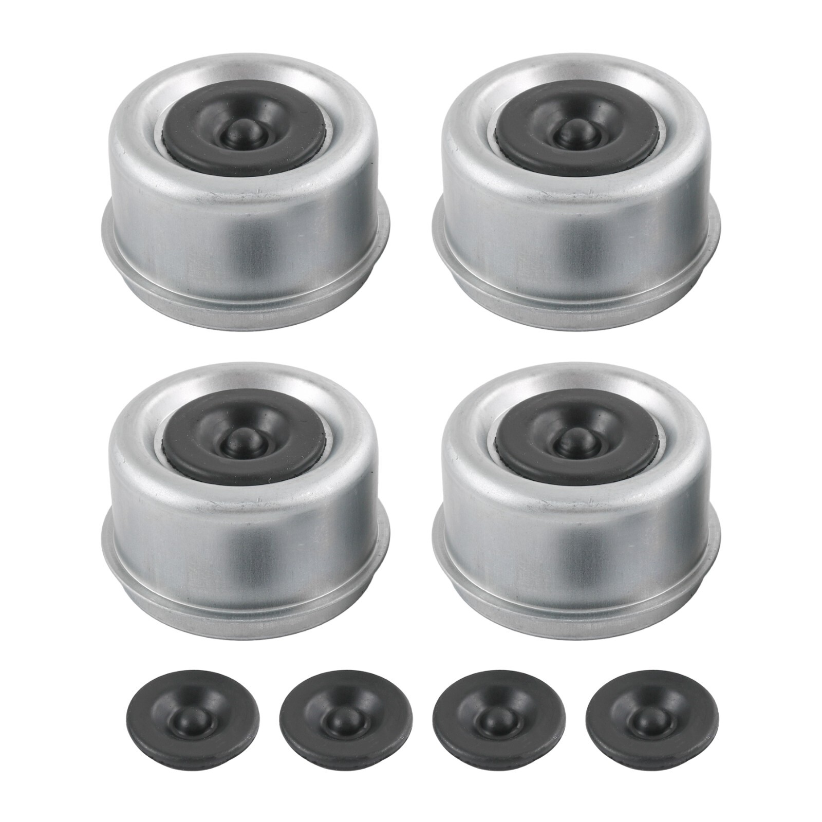4 Set Dexter EZ Lube Rubber Plug Dust Cap Grease Cover Trailer Axle Hub 2.44″